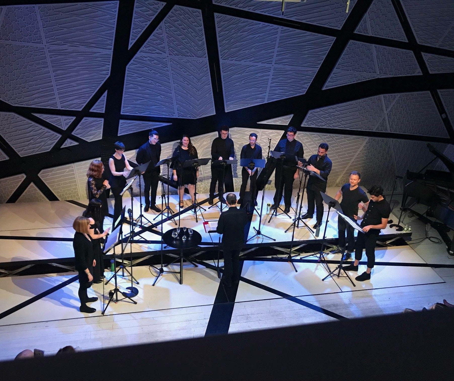  With  Choral Chameleon  at National Sawdust, 2.18  Photo - Nicole Belmont 