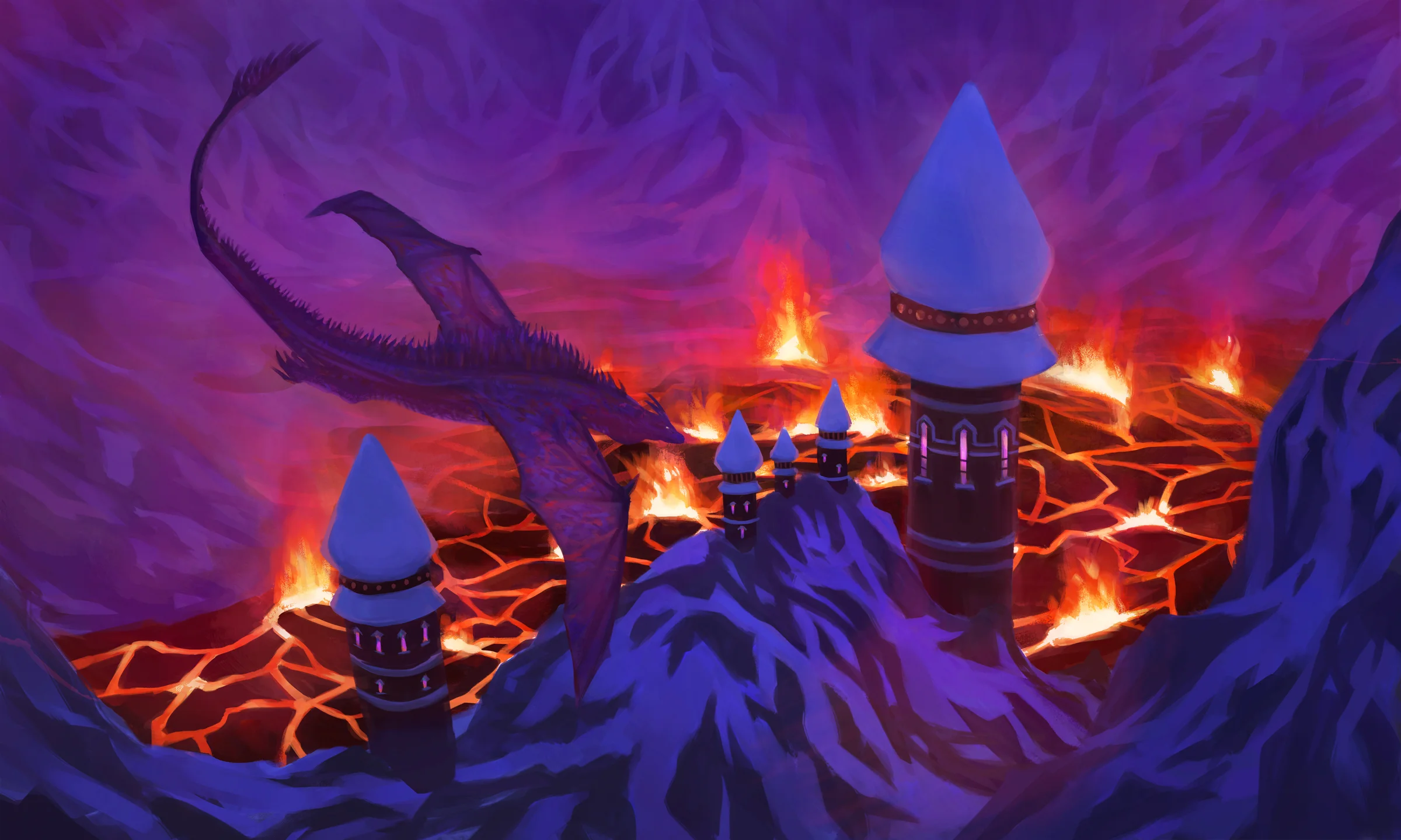 Dragon mountain / Montagne au dragon
