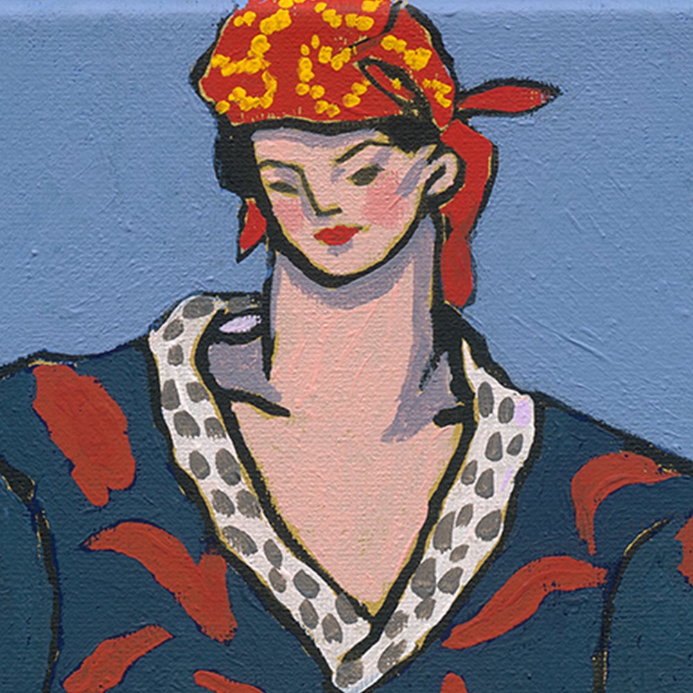 Spanning Let op Vergelijken Madras Rouge – Original Painting — Ping Hatta | Illustrations exploring  womanhood, fashion, travels, dreams and mystics by Bangkok based artist  Ping Hatta.