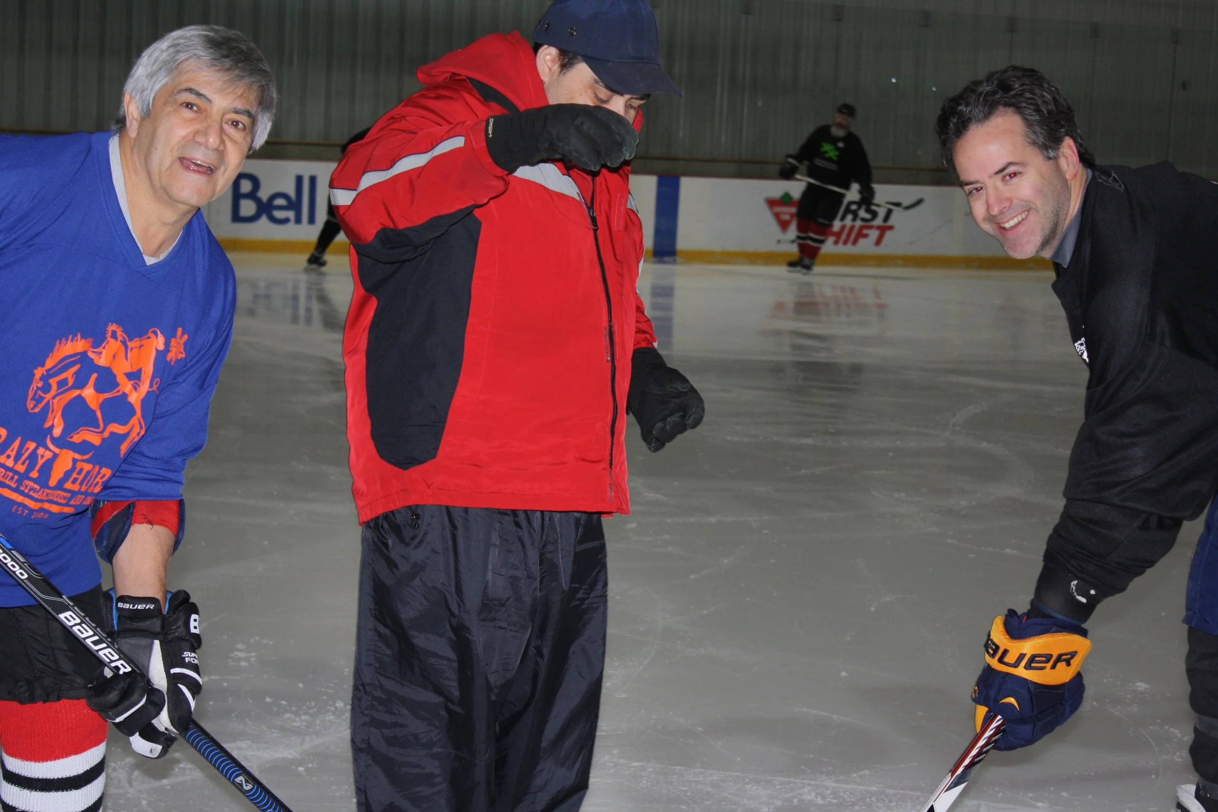 Peter dropd he pick at Ice Aid.JPG