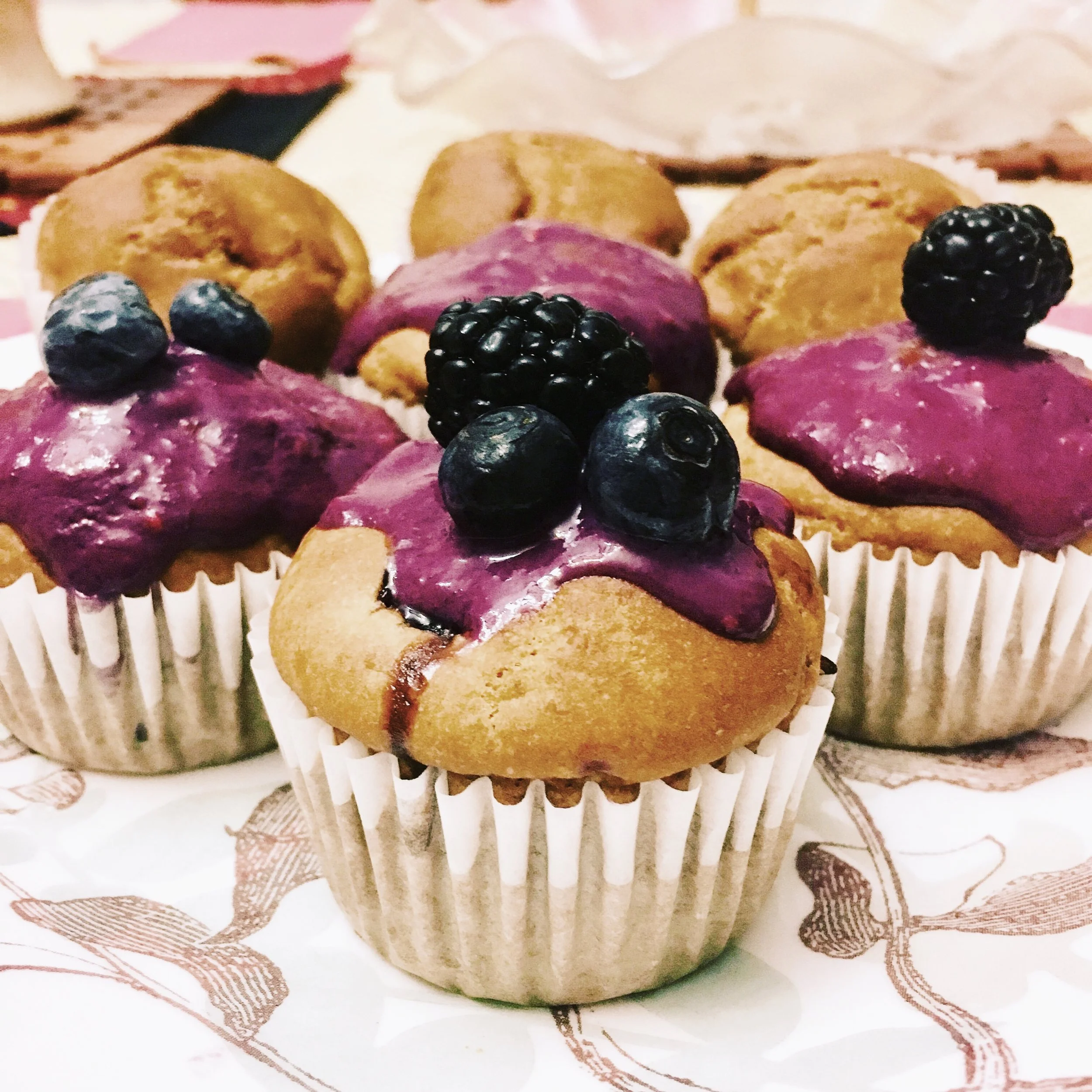 Wild Berry Breakfast Muffins