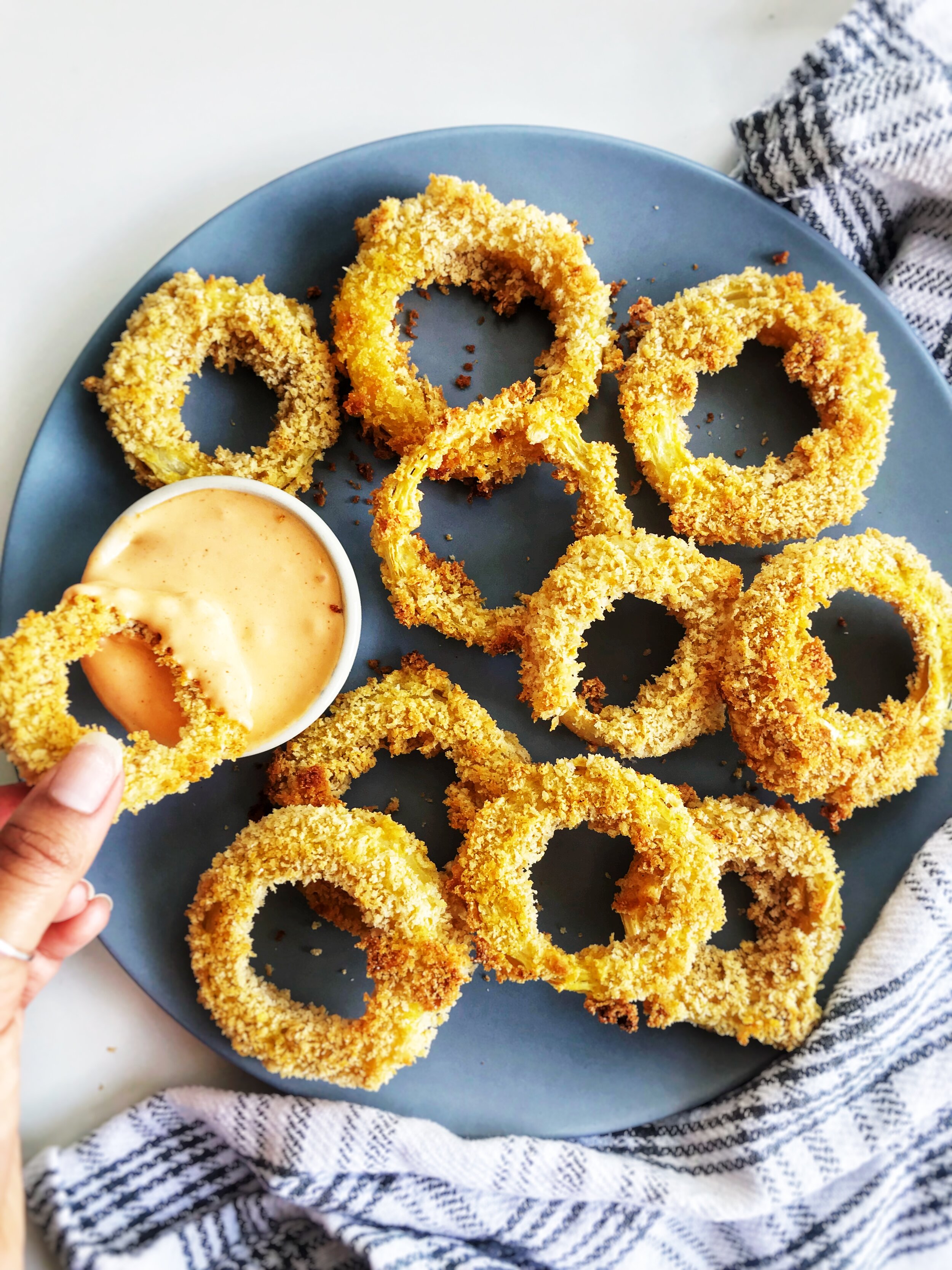 Crispy Oven-Baked Onion Rings