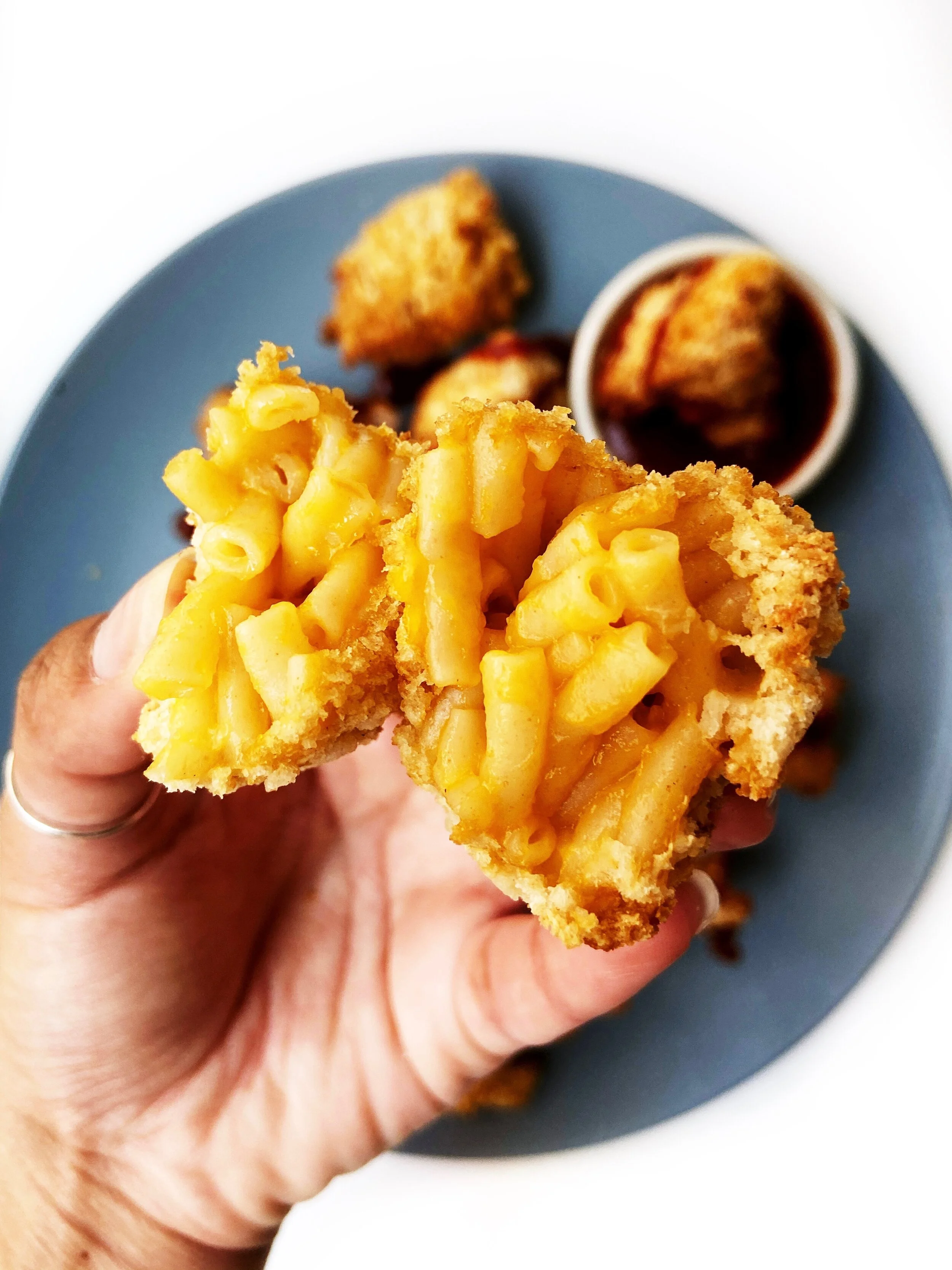 Air Fried Vegan Mac 'n Cheese Bites — The Lish Life