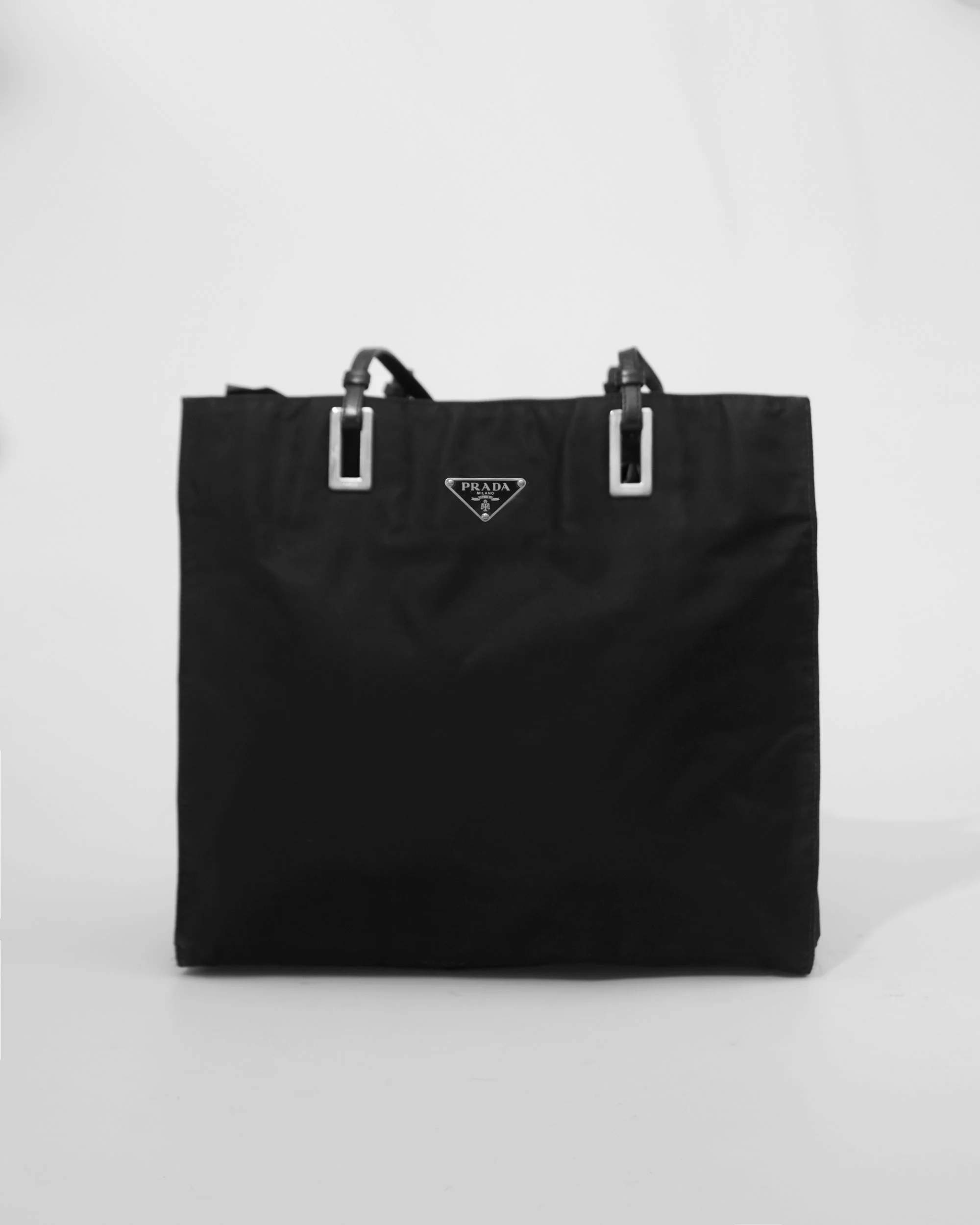 Prada Nylon Tote Bag Shoulder Bag Black 4.jpg