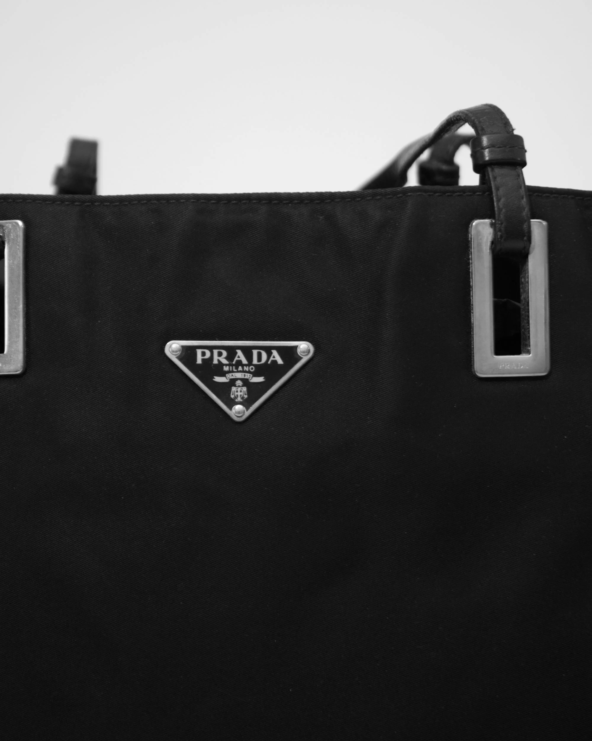 Prada Nylon Tote Bag Shoulder Bag Black 3.jpg