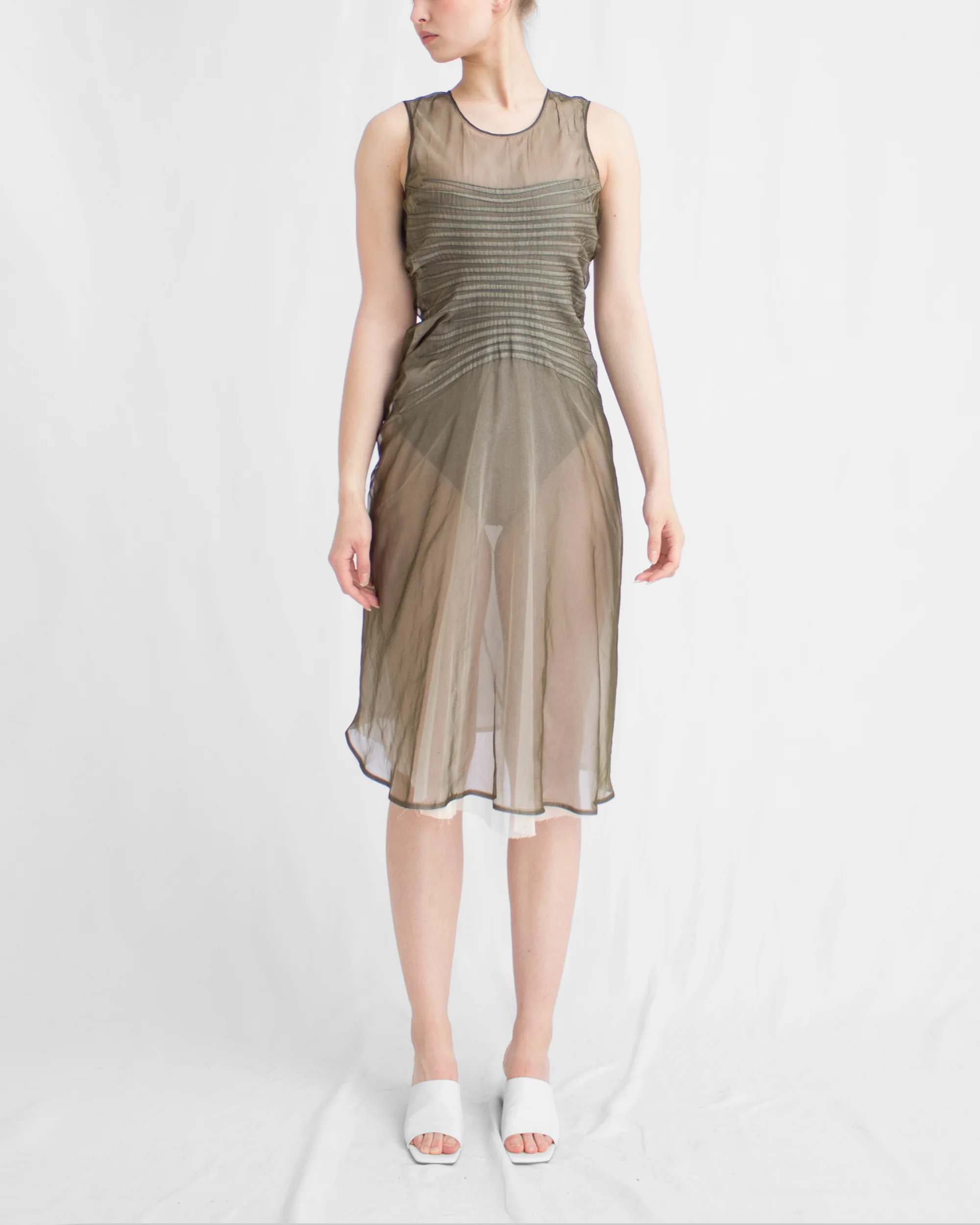 Jil Sander See Through Shear Vintage Evening Dress 2.jpg