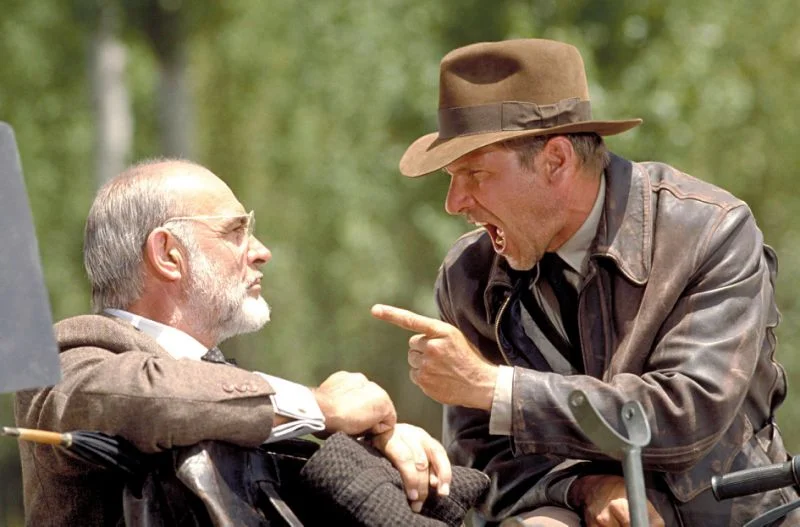 One of many arguments between father and son.