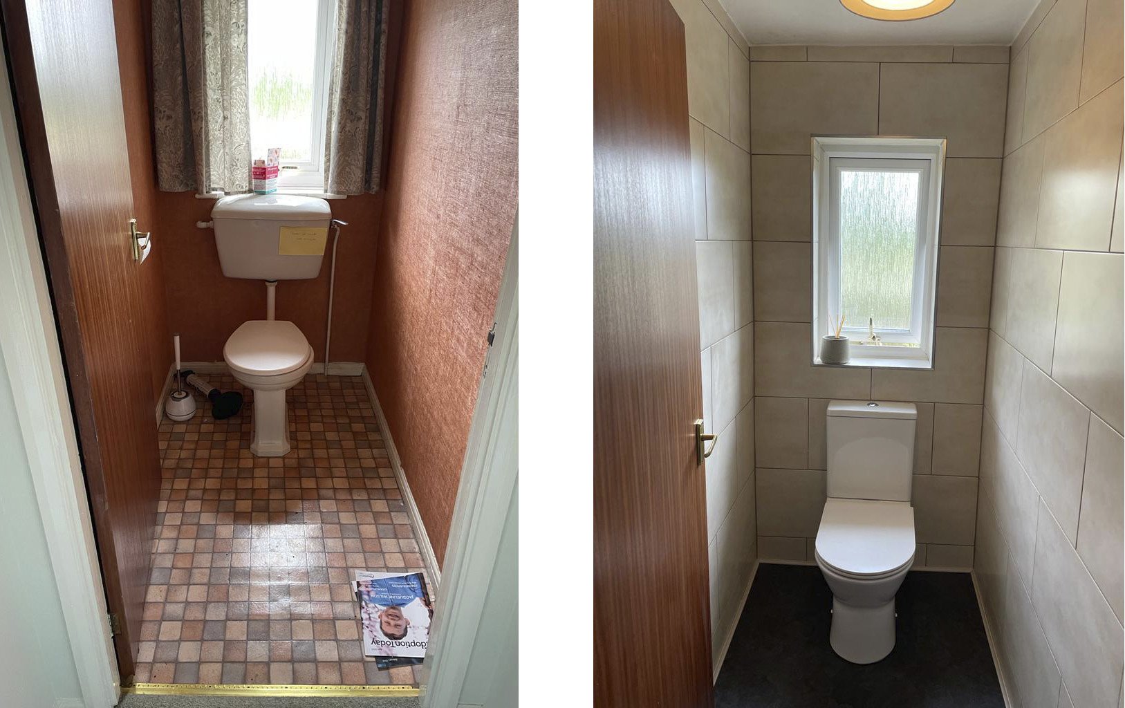 WC BEFORE + AFTER