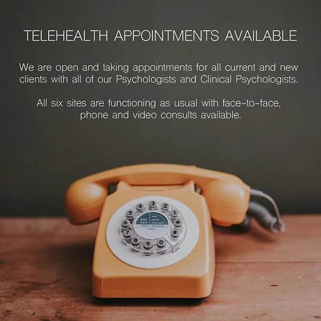 In case you missed it - we are open! Now more than ever, it is important that we continue to prioritise our mental health. 
All six sites (Mt Lawley, Hillarys, Currambine, Subiaco, Floreat and Fremantle) are functioning as usual with face-to-face, phone or video appointments available. 
If you have any queries or would like to book an appointment, please feel free to speak with our admin staff on 6424 8177, or email office@clearhealthpsychology.com

#telehealth #psychologistperth #covid19 #coronavirus #mentalhealth #psychology #psychologist #alliedhealth #clearhealthpsychology #psychologymelbourne #psychologysydney #psychologyaustralia #telemedicine #mentalhealthawareness #anxiety #depression #selfcare