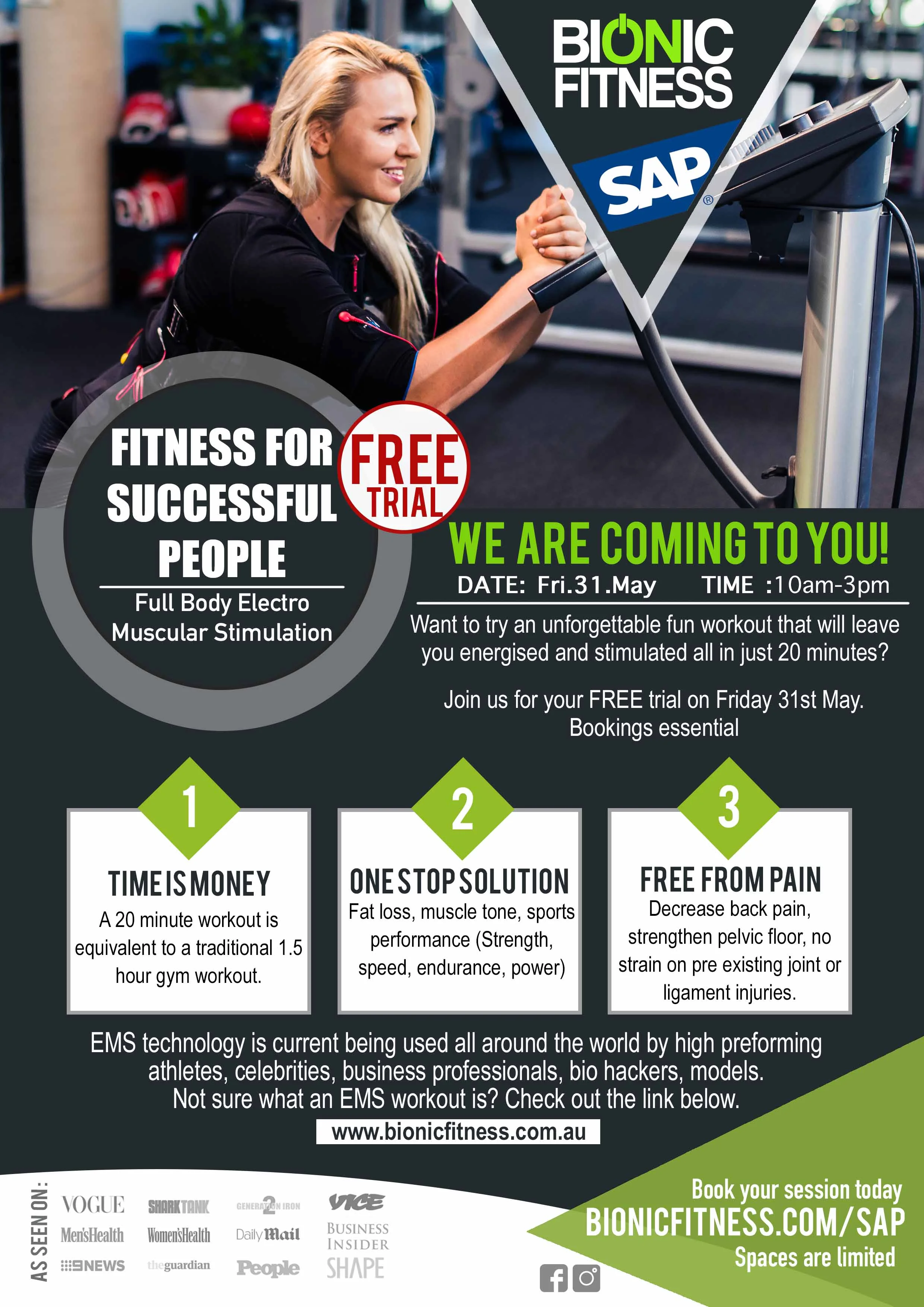 Flyer you may have seen placed around your office.