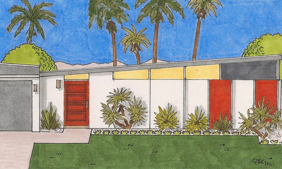 Palm Springs by Claire Whitehead on Artfully Walls - Artfully Walls