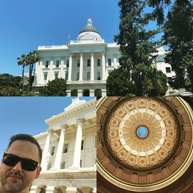 Spent today in #Sacramento attending the SB 1335 Workshop and meeting with various members of the CA Assembly and Senate about how #earthcoating can be used in support of plastic reduction, landfill diversion and increased #recycling rates.