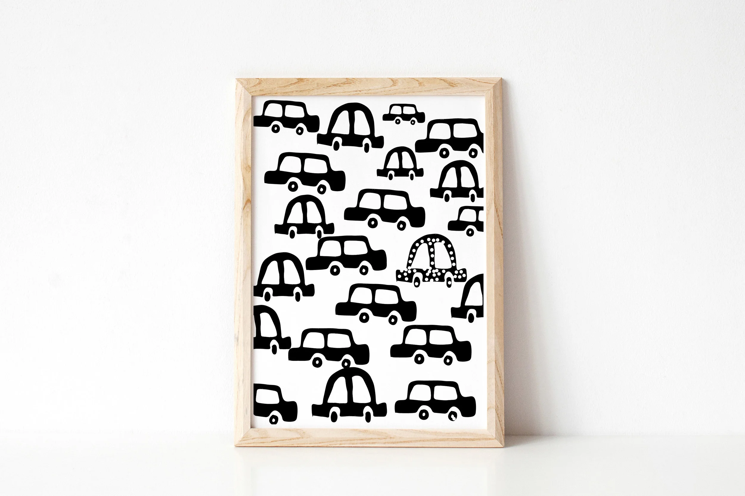 black and white nursery prints