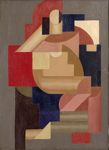Komposisjon med to figurer. 1925