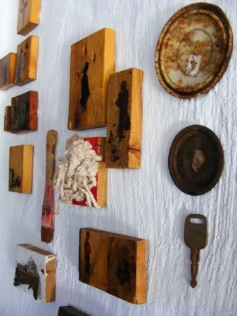 Re-found - assembled mixed media - 200x120cm