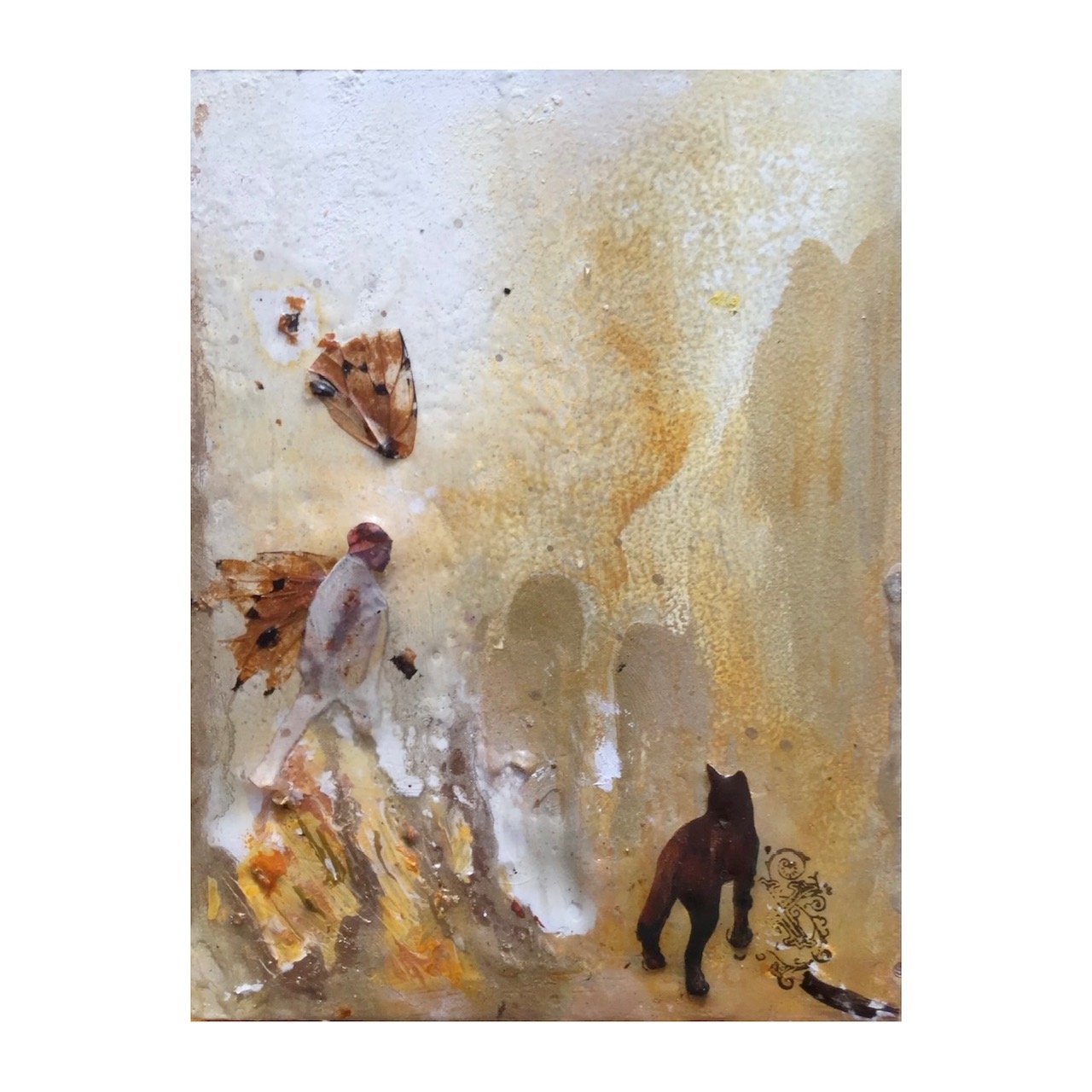 Walk Free - Mixed Media on Board - 16x12cm - wb.JPG