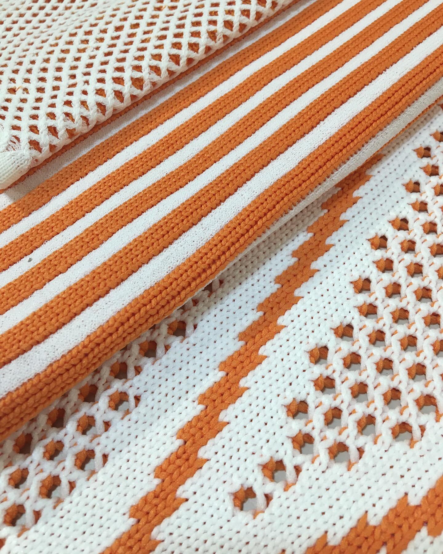 Sporty graphic stitches using SAWADA technical yarns. 🏀
Made by MRC

#knitwear
#shimaseiki
#mrcknitwear
#japaneseyarns
#madeinItaly
#innovation
#textiles
#technicaltextiles
#activewear
#sport
#mesh
#knitwearstudio
#knitlab
