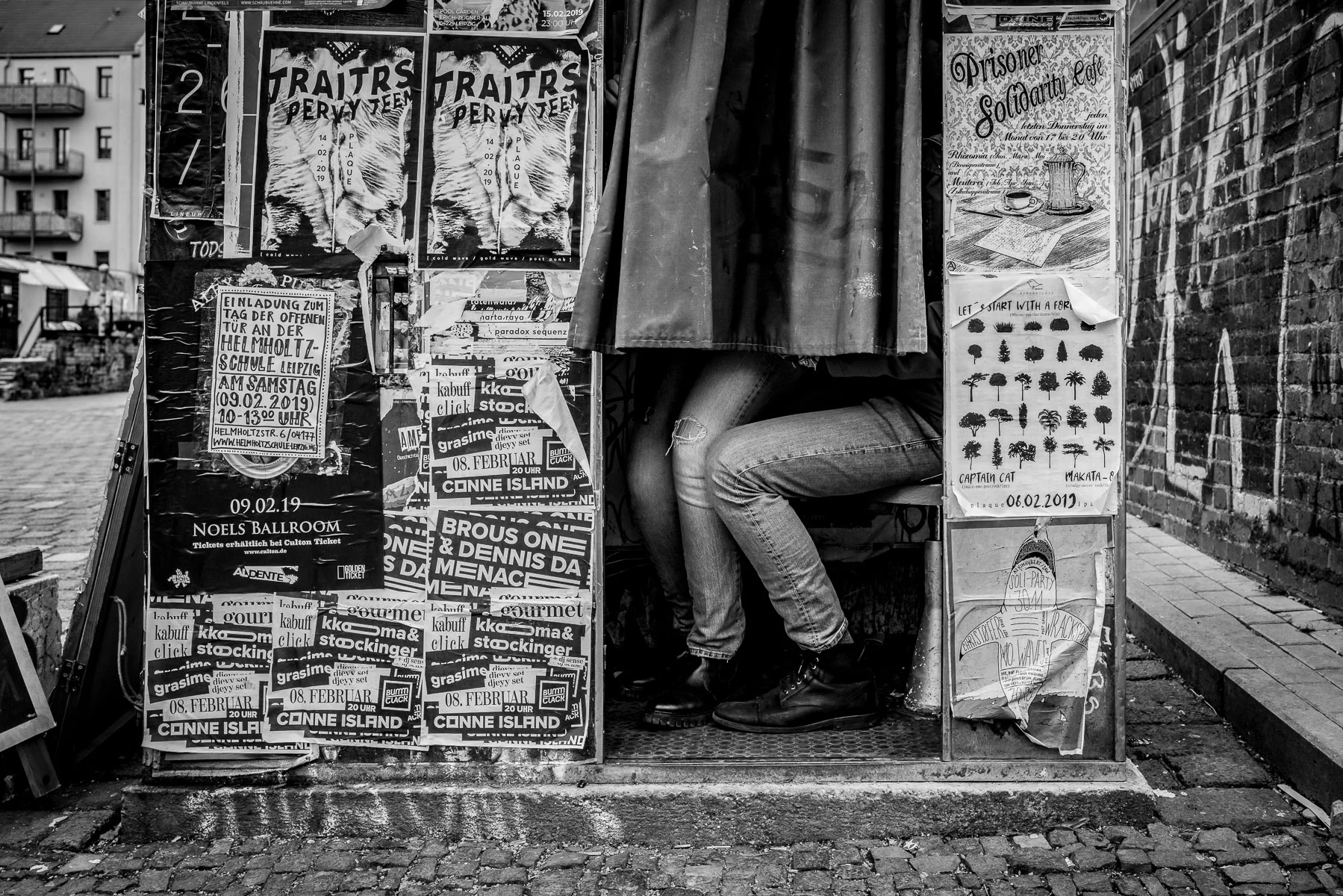 Hier eines der ersten Bilder beim Workshop. In der Straßenfotografie muss man eben auch Glück haben.