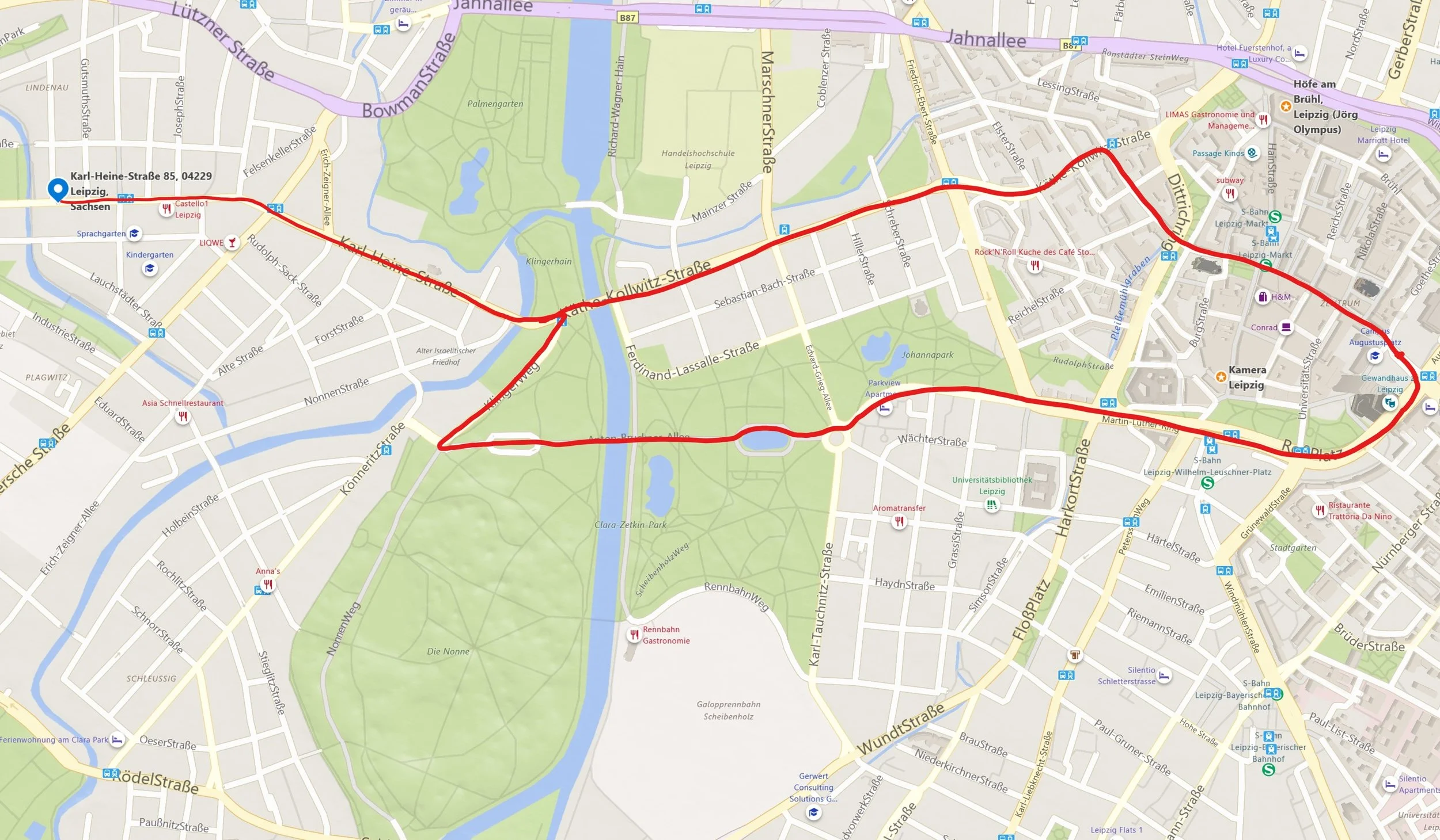 Copyright: Bing Maps/Microsoft