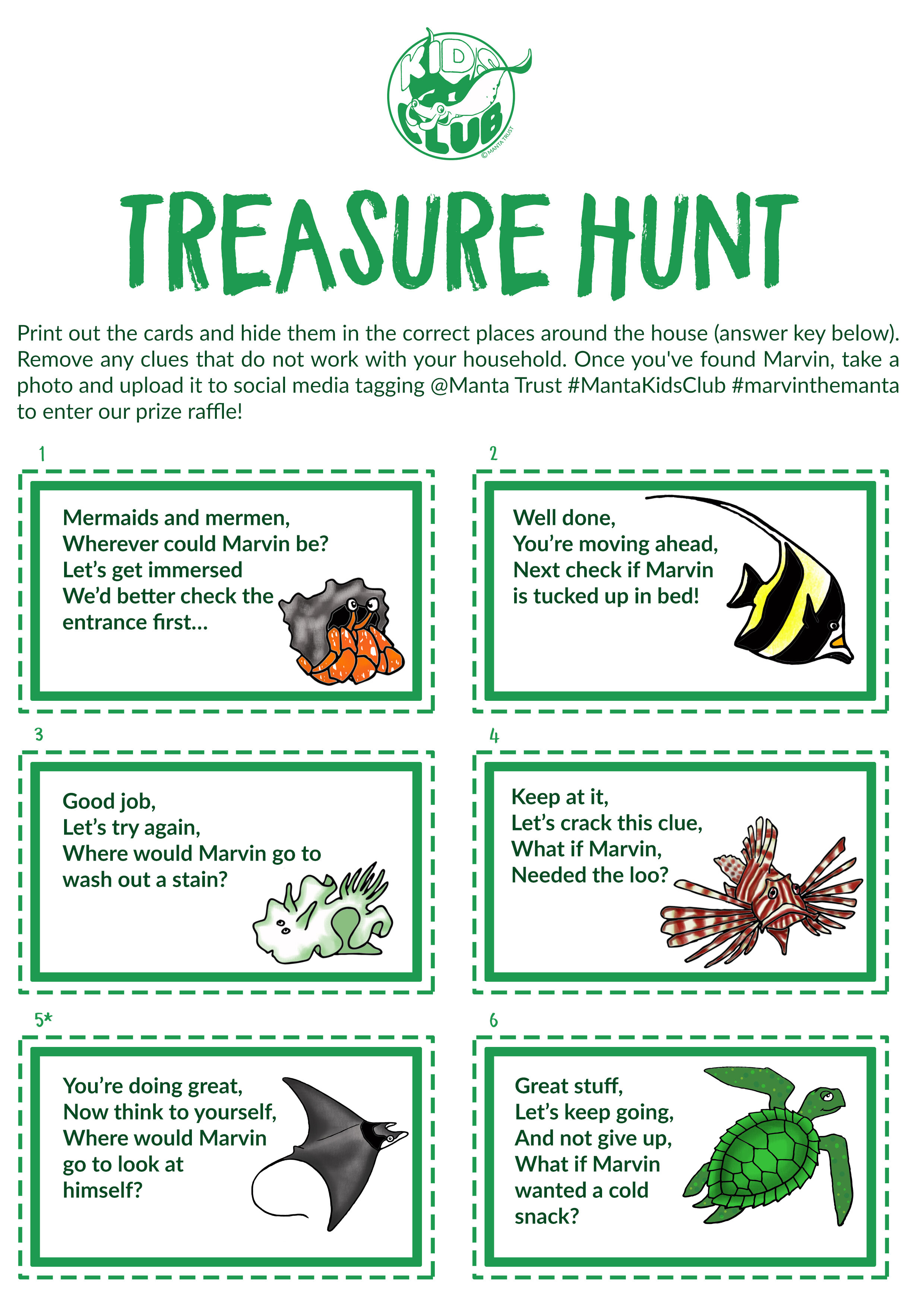 Clues hunt 10 Best