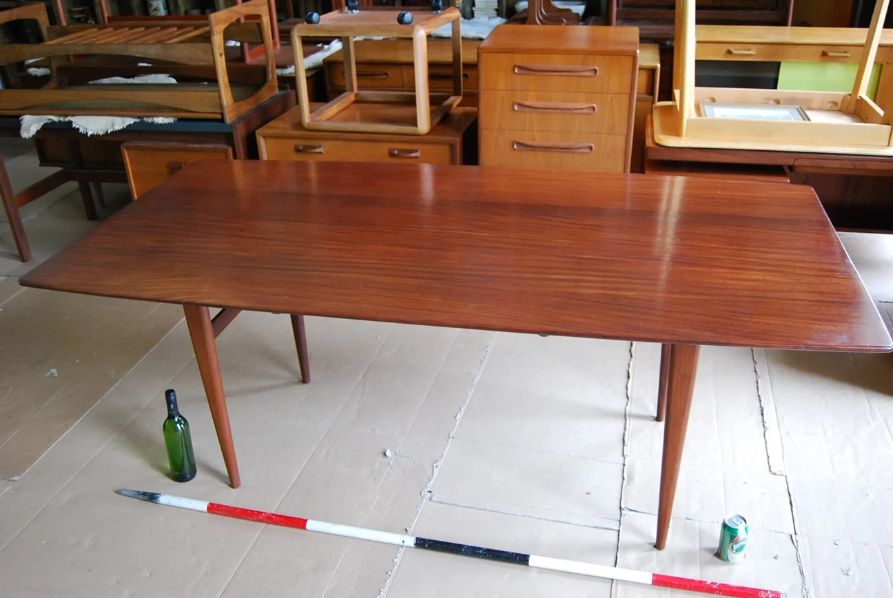 Solid teak Danish modern dining table gplanera DSC_0604.JPG