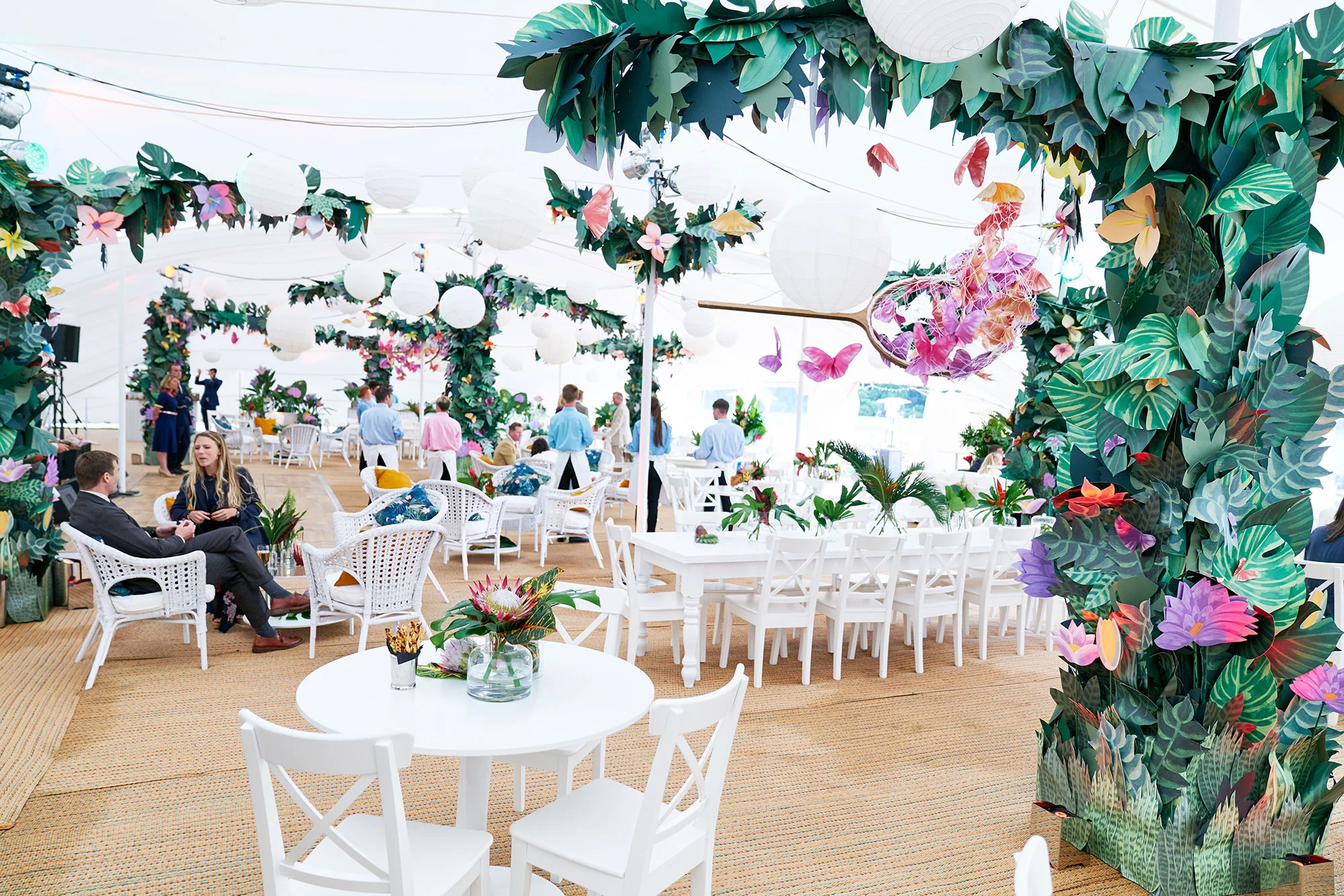 Cowdray Polo Hospitality and Private Party for Qtar Royal Family and Goodwood clients