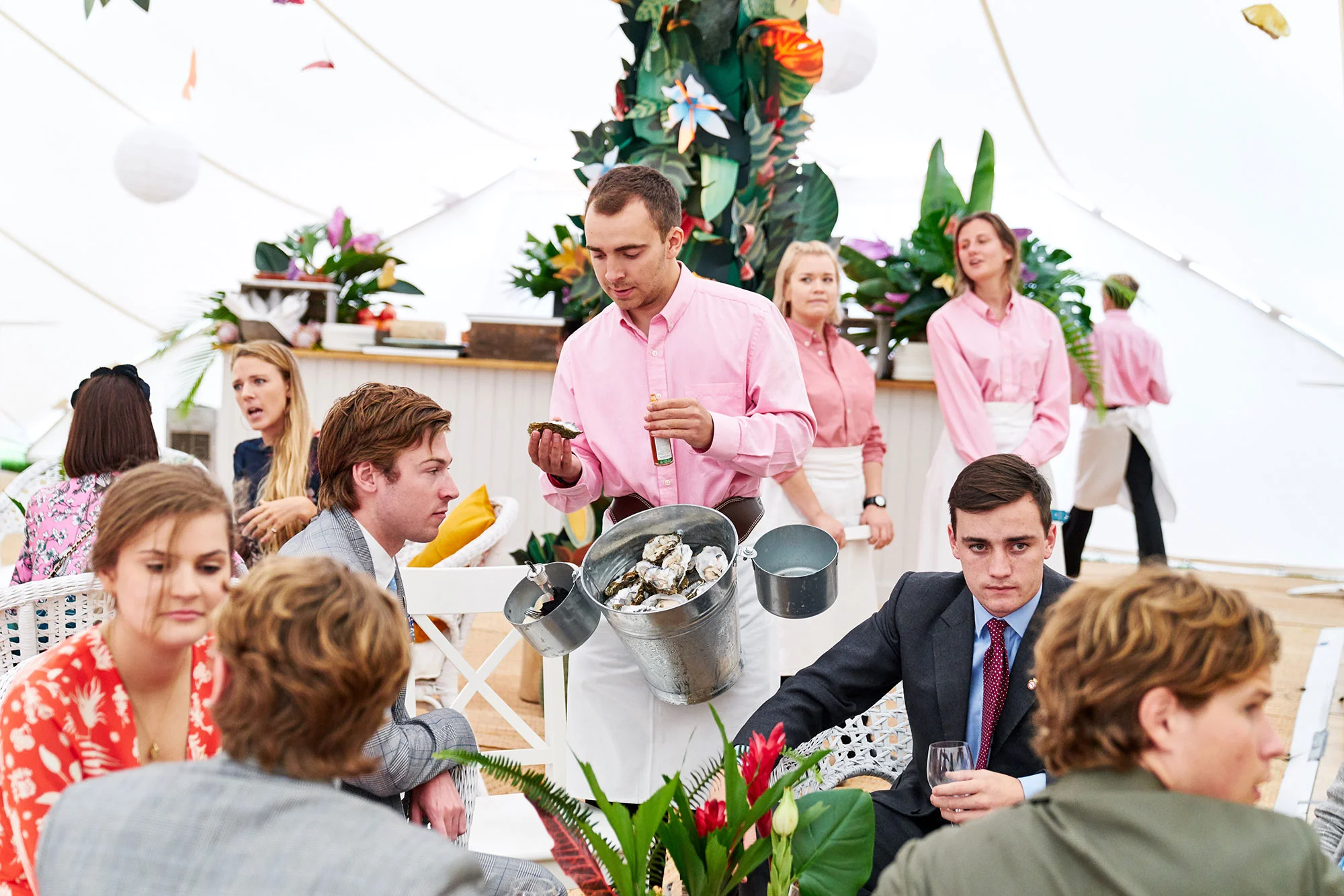 Cowdray Polo Hospitality and Private Party for Qtar Royal Family and Goodwood clients