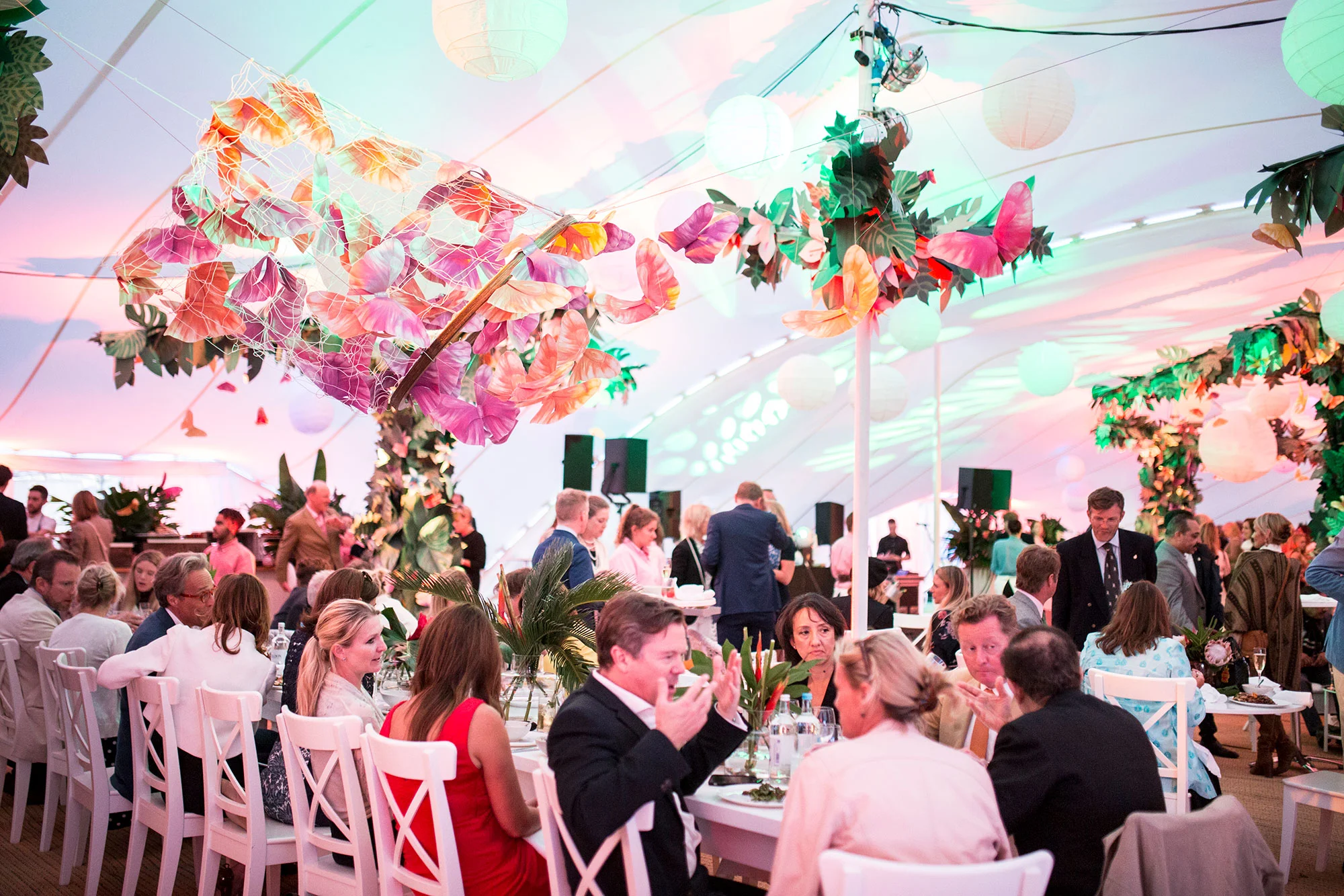 Cowdray Polo Hospitality and Private Party for Qtar Royal Family and Goodwood clients