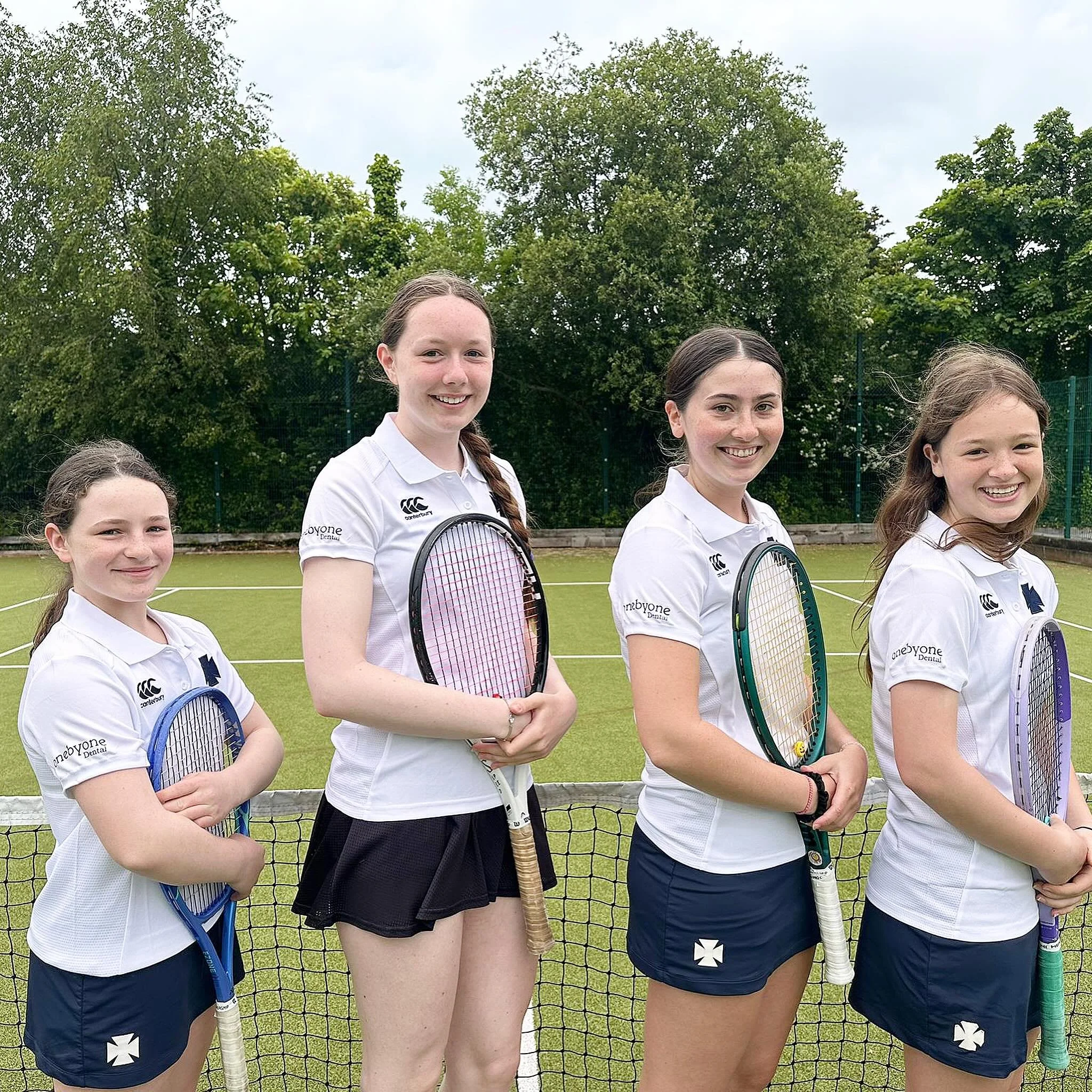 Massive congratulations 🙌 to @methodybelfast Senior Girls Tennis Team! Ulster Champions 🏆 
And what a kit 😉 
@onebyonedental ♾️ we are very proud to support and sponsor these Champions 

6-0 victory over Sullivan

#methody #madetolead