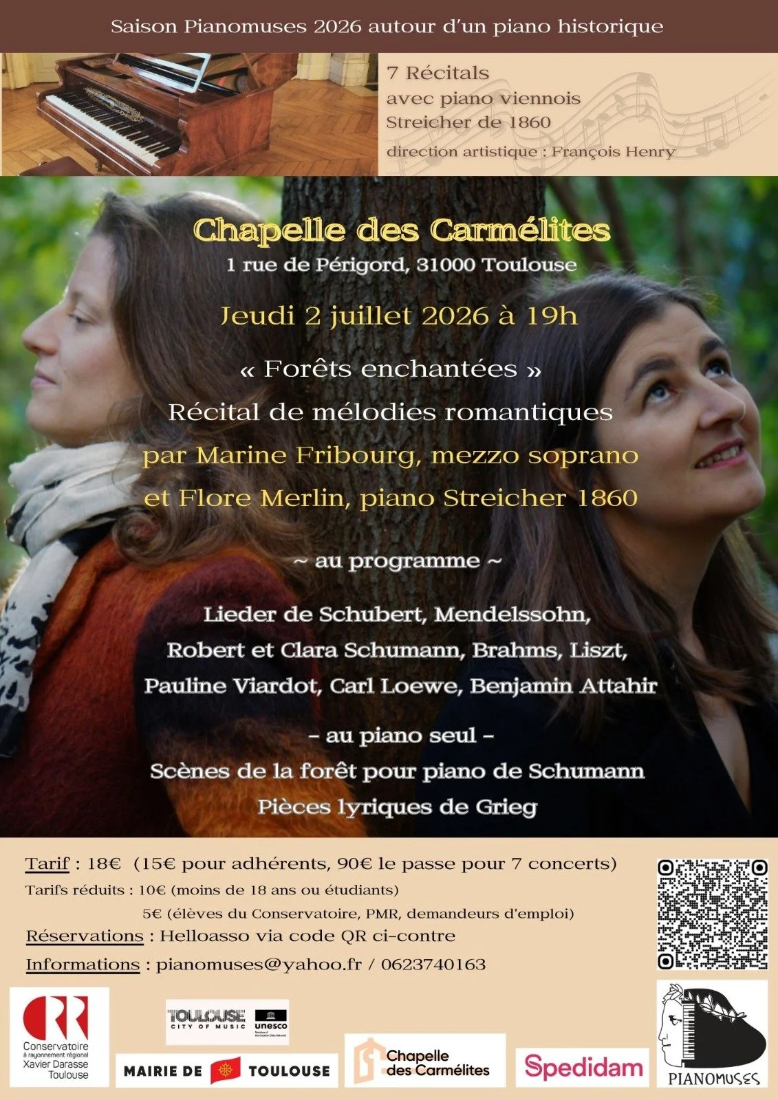 Récital chant-piano avec Marine Fribourg