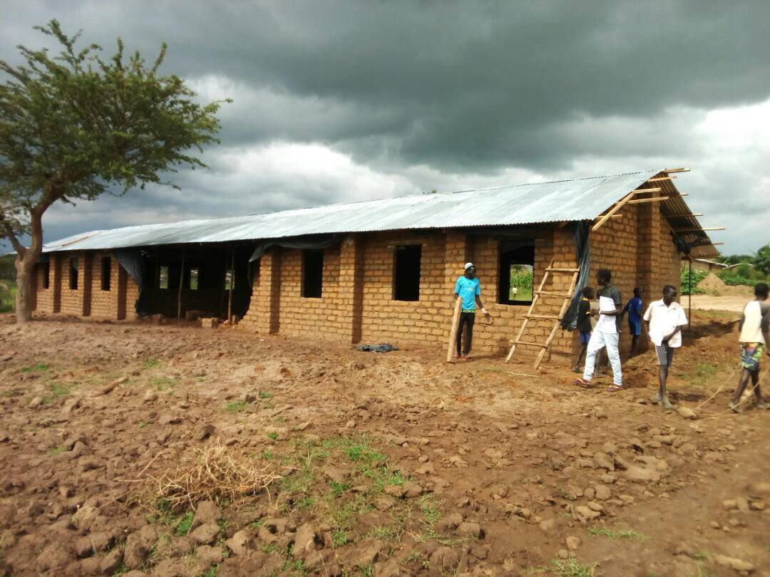 We have a roof!