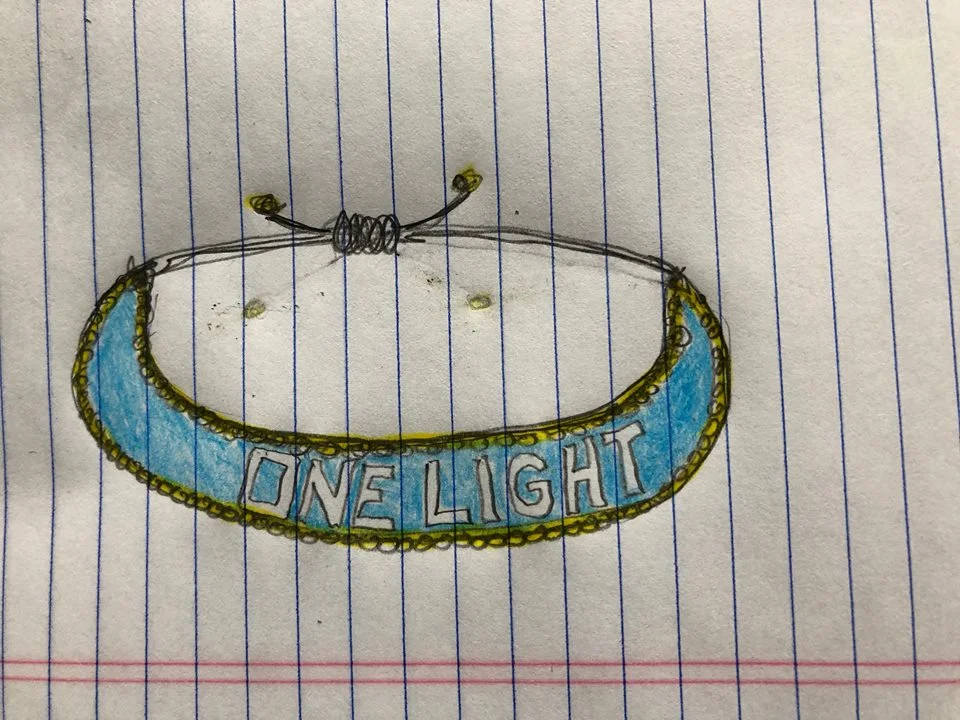 Handmade Beaded OLG Bracelet