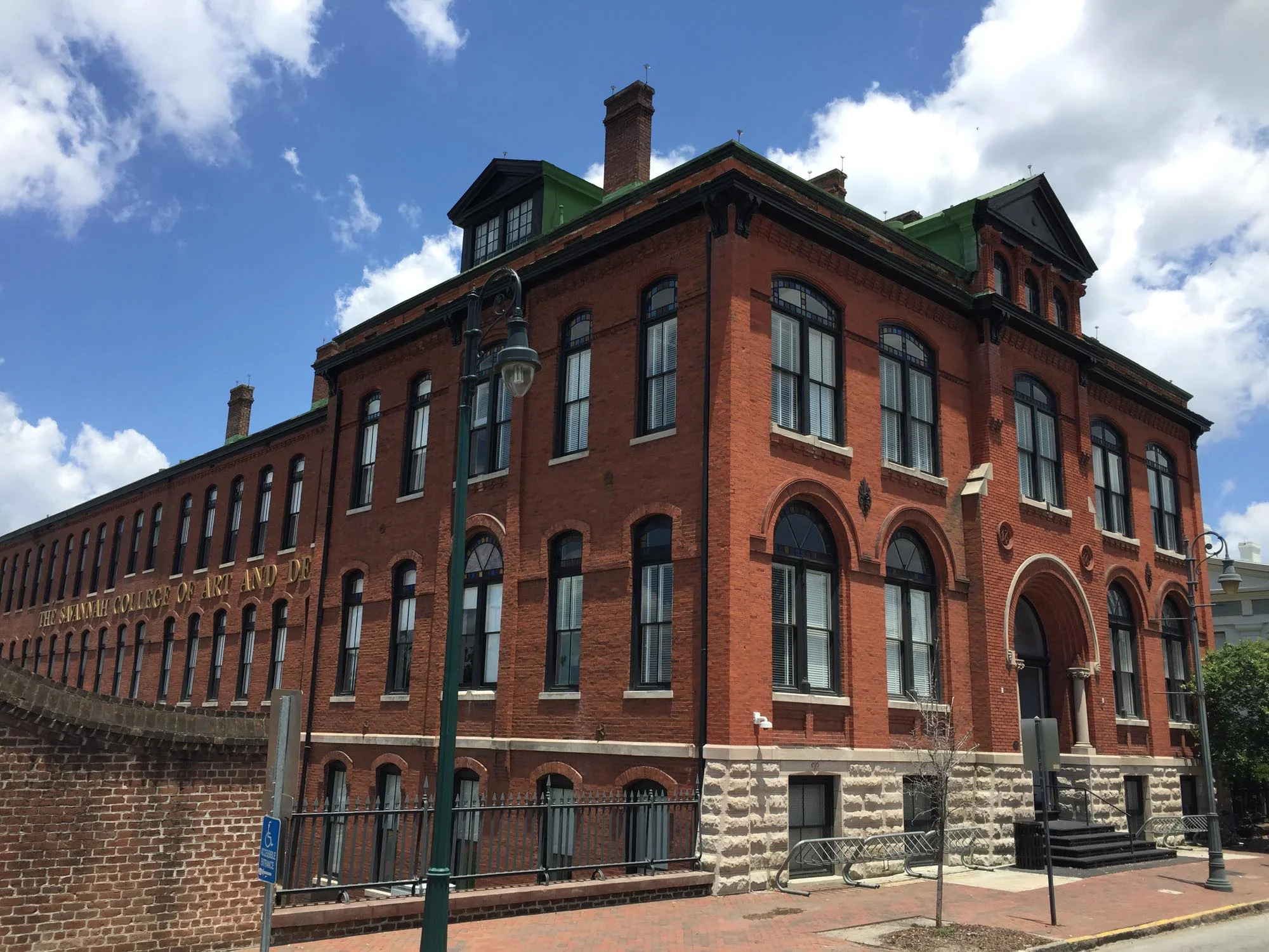 This building was originally part of the Central of Georgia Railway. Now it is the Eichburg Hall and Eichburg Hall Extension.