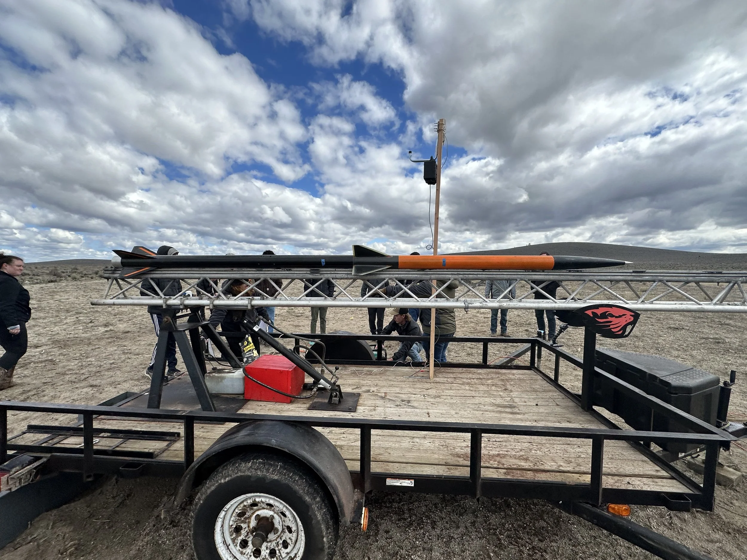 HART sub-scale two stage test launch