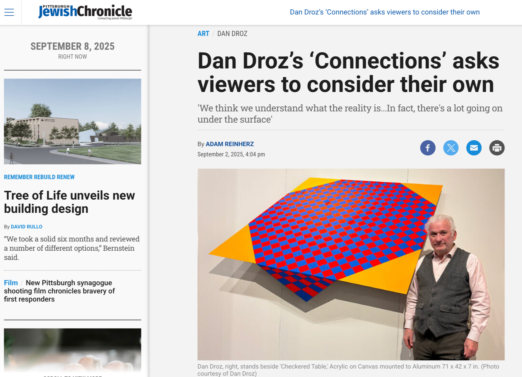 Dan Droz’s ‘Connections’ asks viewers to consider their own