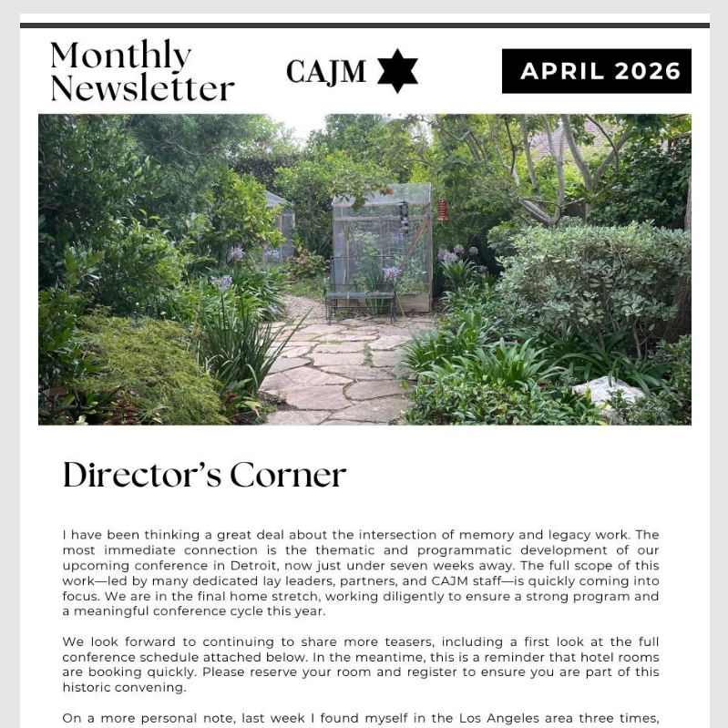 April26 Newsletter