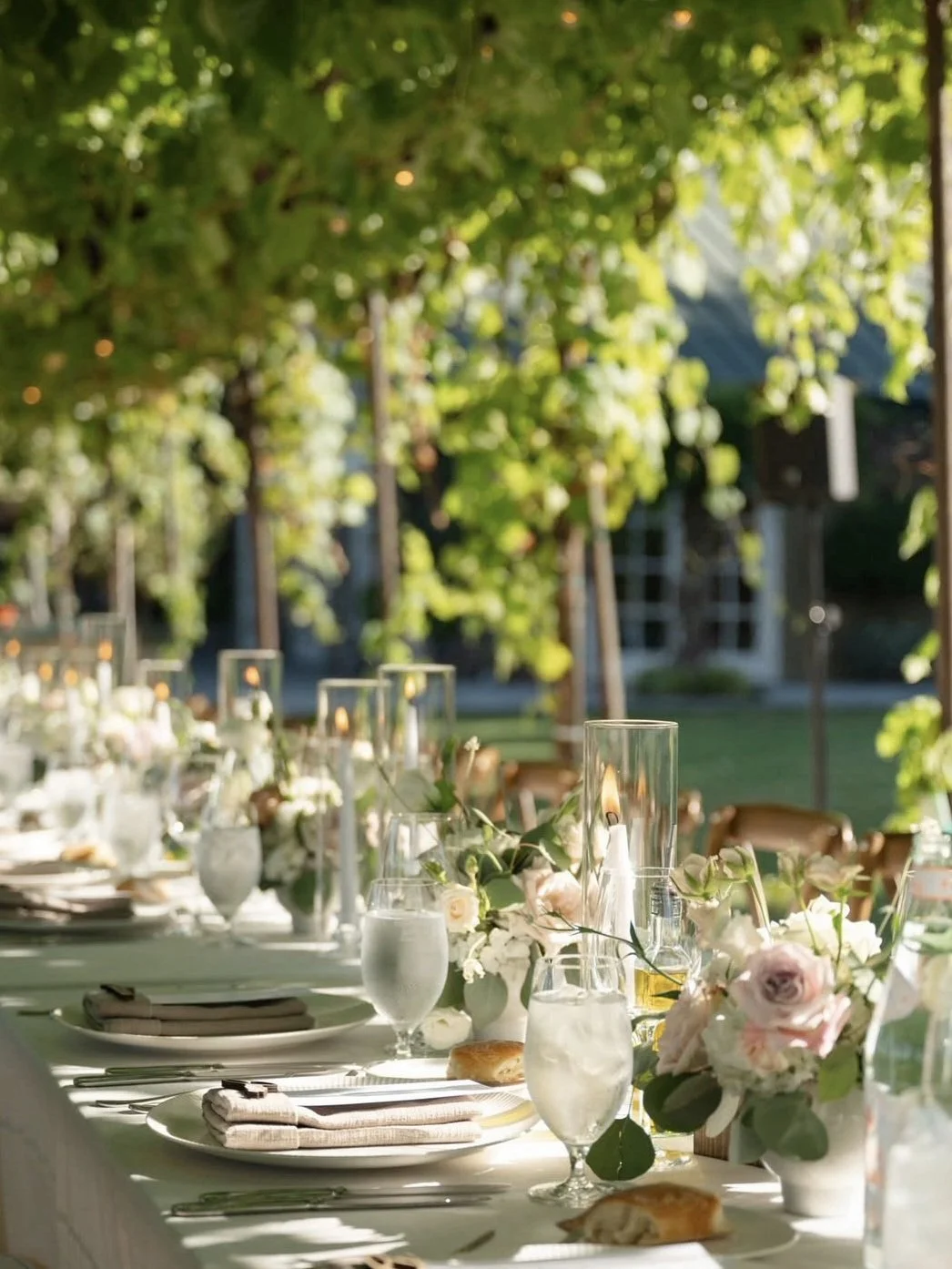 2026-06-13 Centerpiece rectangle trentadue blush and cream taper.jpg