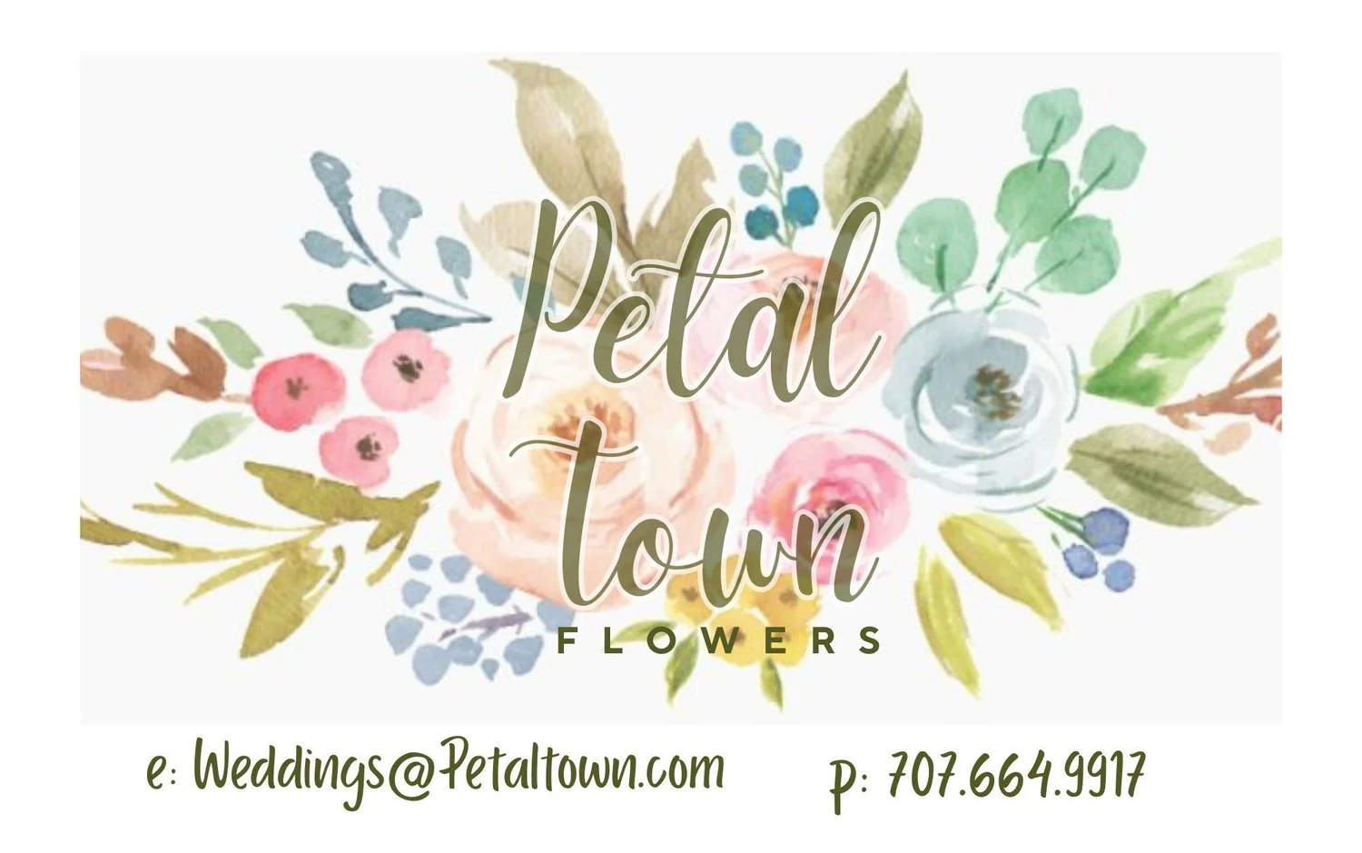 Petal Town Flowers ~ Wine Country Weddings