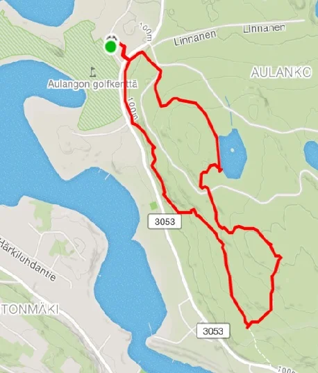 Aulanko Junior Trail -reitti, 4.5 km