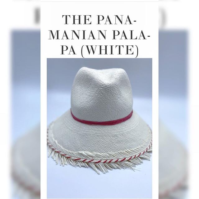 The Palapa series of hats is first handwoven in Panama, then blocked and shaped here in NYC 
#summervibes 
#summerhats 
#handmade 
#strawhats