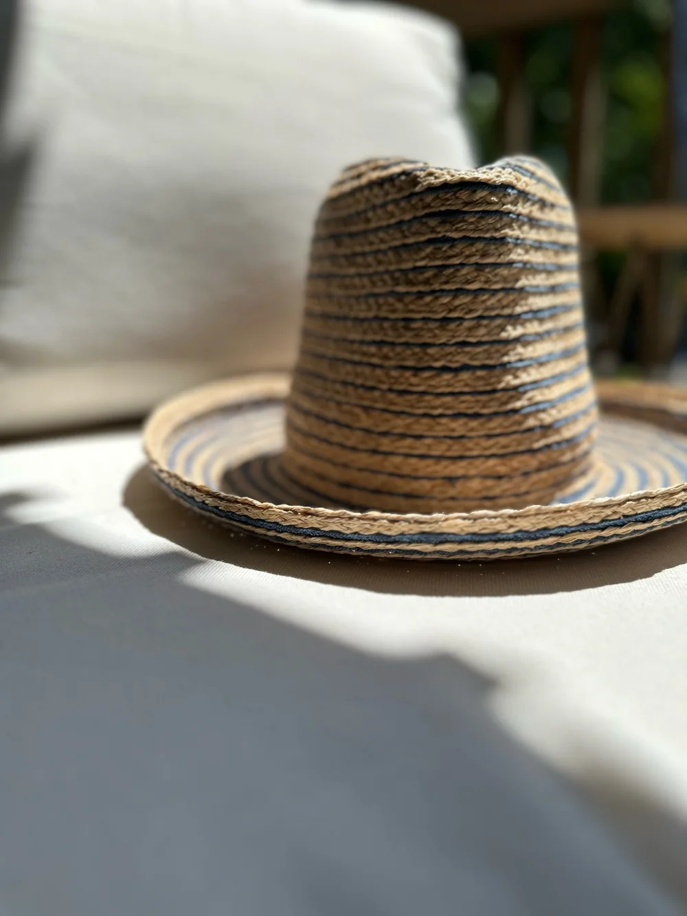 ByVlada-Giovanni Distressed Wool Wide-Brim Hat | ByVlada NYC display picture 3