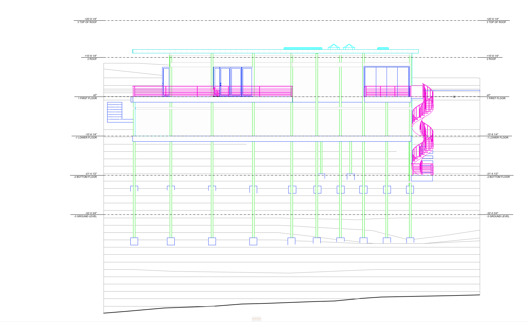 McDaniel Crystal Creek Blueprint: Rear