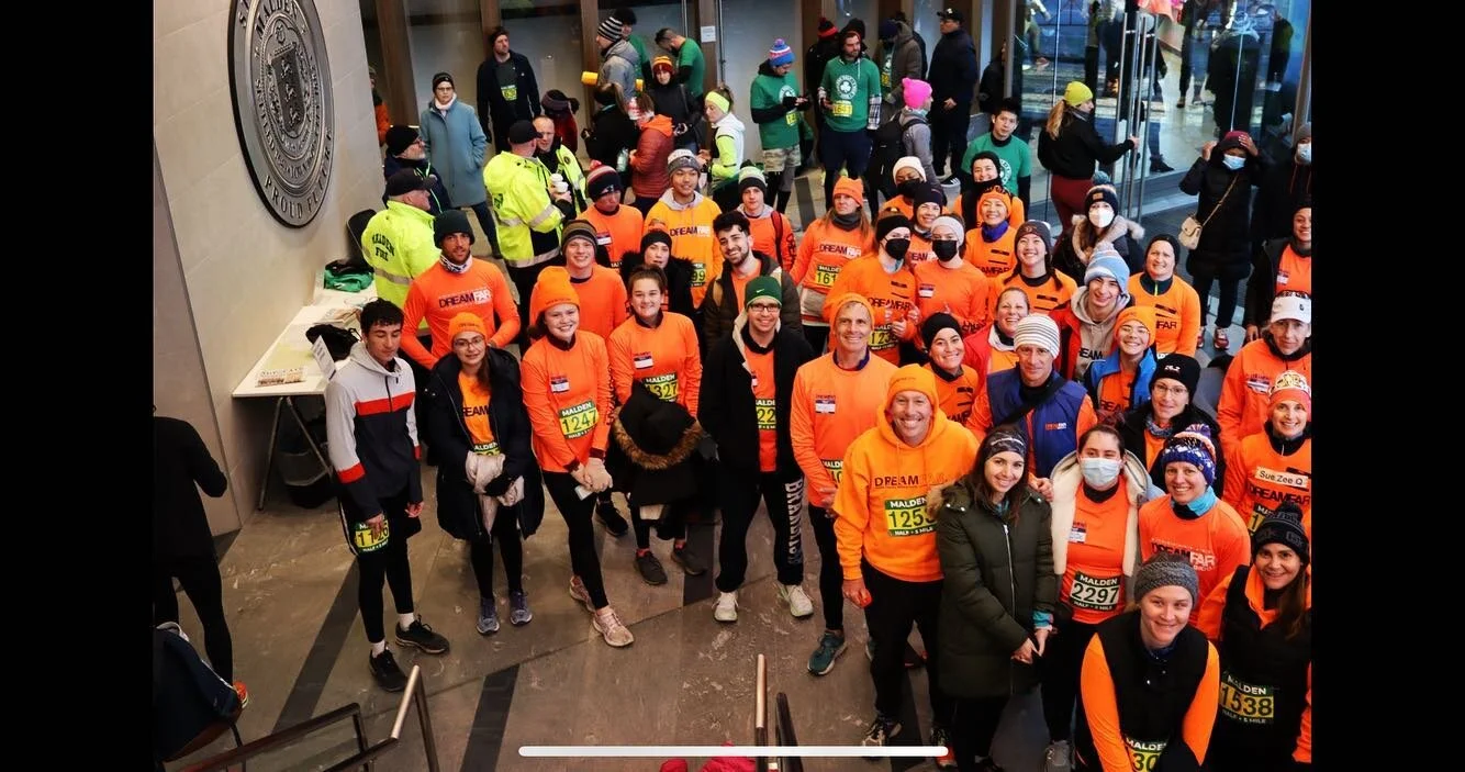 Dreamfar runs the Malden 1/2 Marathon #whyidreamfar #maldenhalfmarathon #halfmarathon #marathontraining #maldenma #studentstrainingformarathon #needhamhighschool #newtonnorthhighschool #newtonsouthhighschool #cashschool #brooklinehighschool #highscho