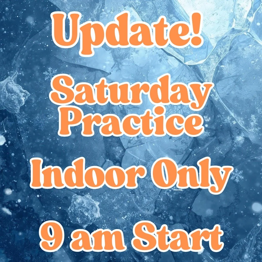 Due to the extreme cold weather expected on January 24 our practice will move to an indoor only format and 
start at 9 am!

Today is a GREAT day for an afternoon run if you can get some time on your feet to build your conditioning base. 

An email wi