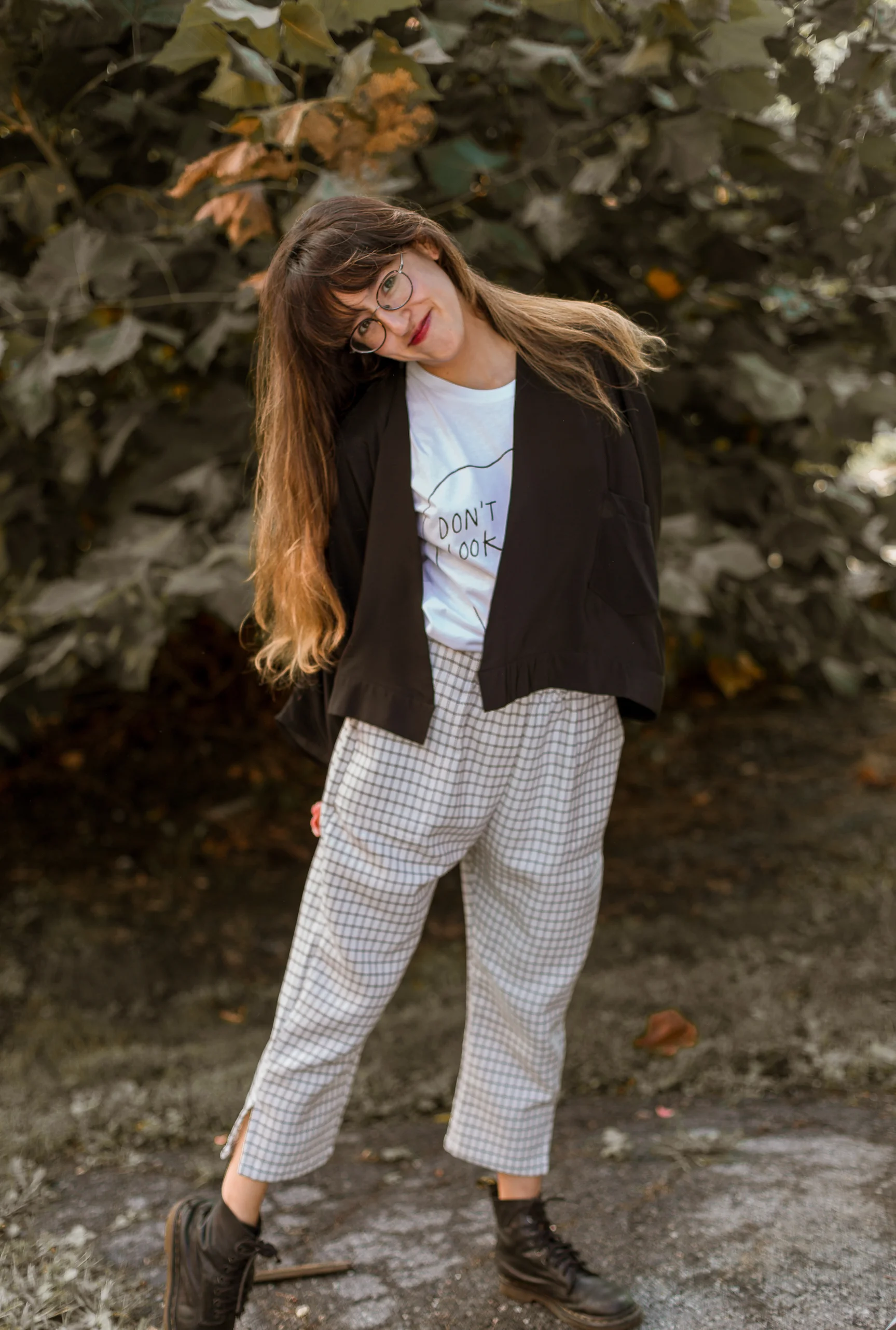 made with deadstock fabrics ethically sourced texitles cropped pants elastic waist made by emerging designer in small production textile house available to shop online now or at Wares in Beacon NY