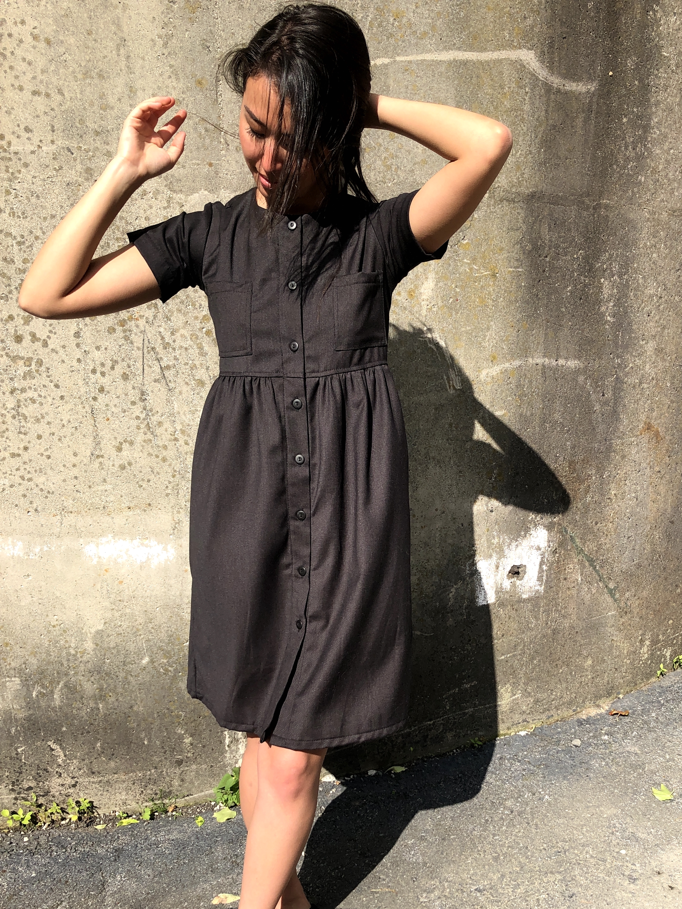 shop conrado ethically sourced sustainable small batch clothing baby doll dress sold at Wares the shop in Beacon NY