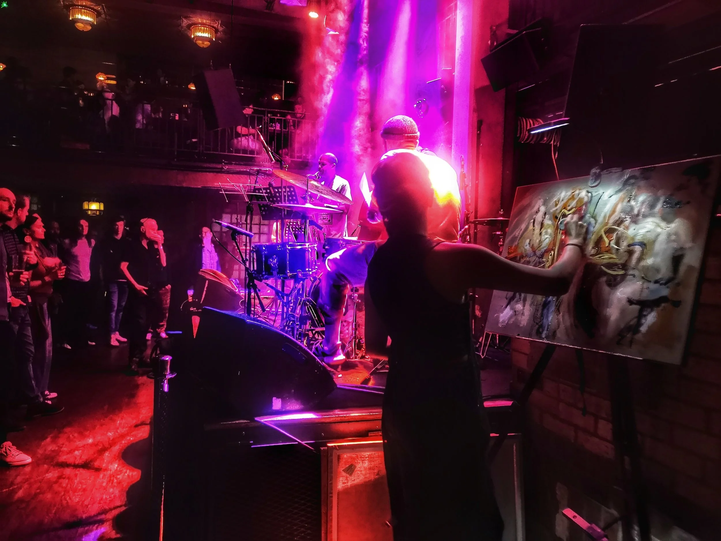 Live painting at the Jazz Cafe