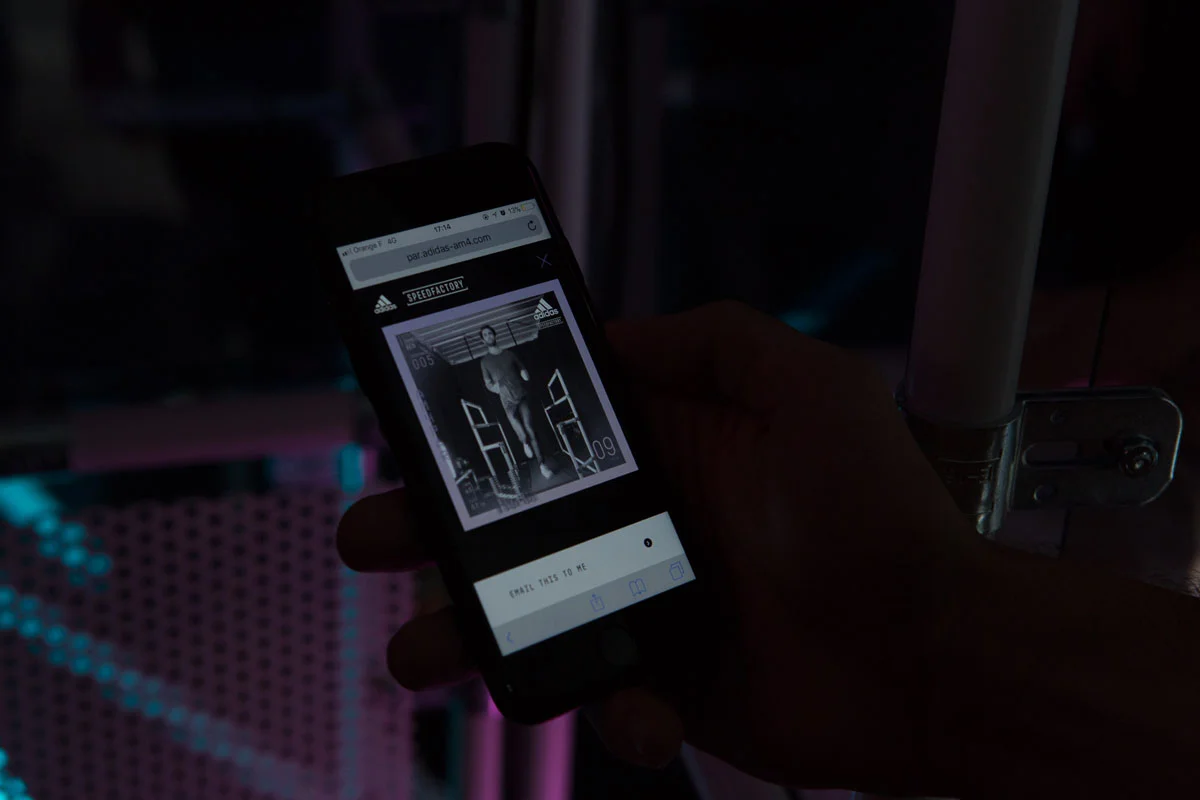 Video from treadmill lab