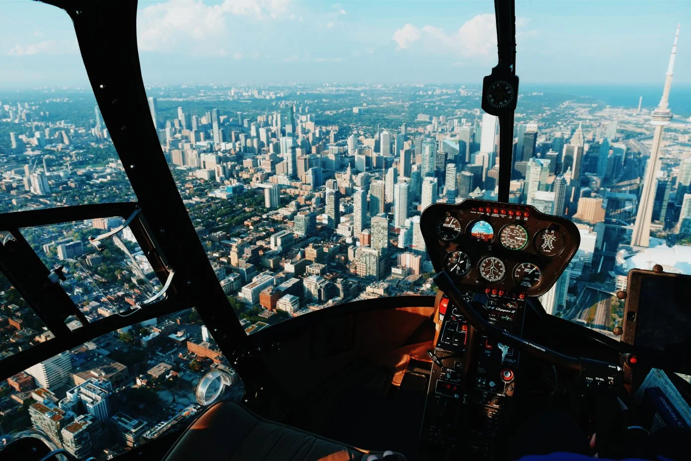 Helicopters are being increasingly supplanted by drones. Photo by Patrick Tomasso.