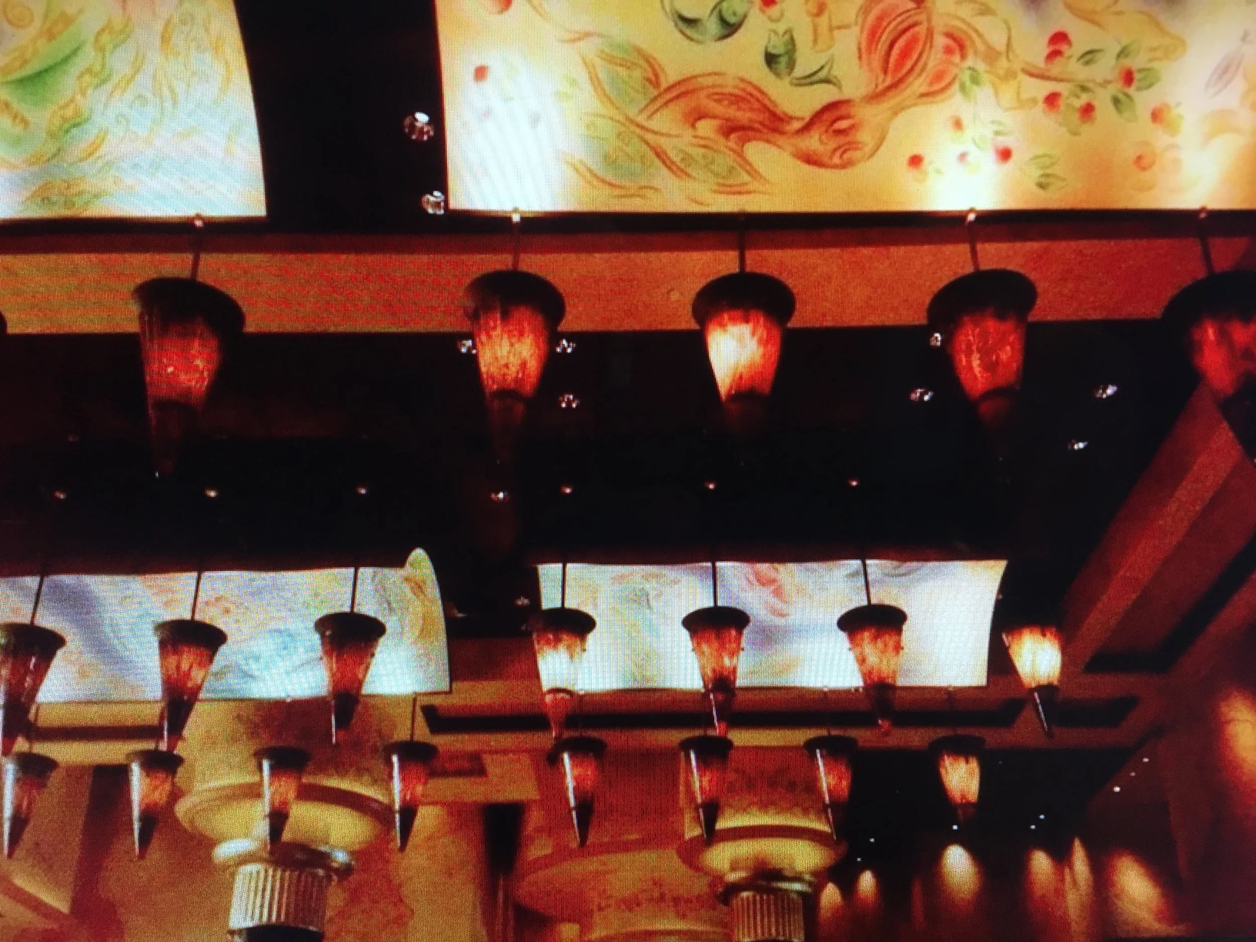 Cheesecake Factory floating ceiling murals.JPG